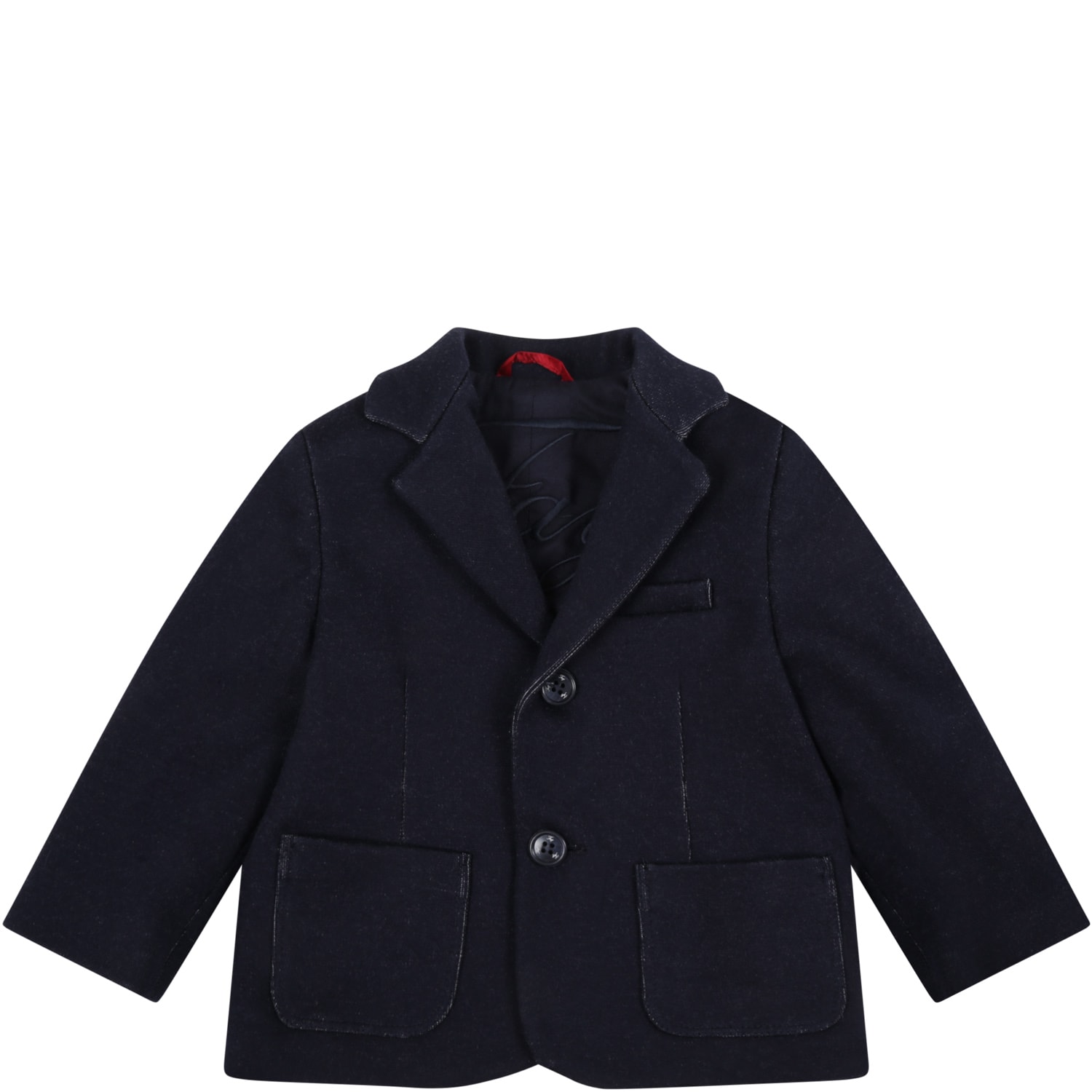 Fay Blue Jacket For Baby Boy