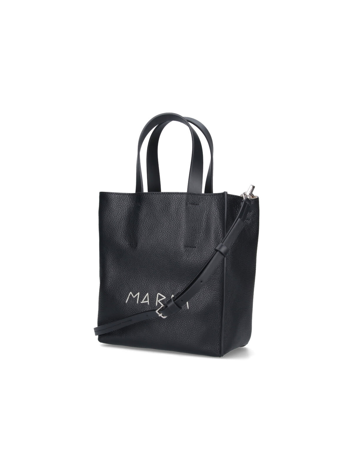 Shop Marni Museo North/south Mini Bag In Black