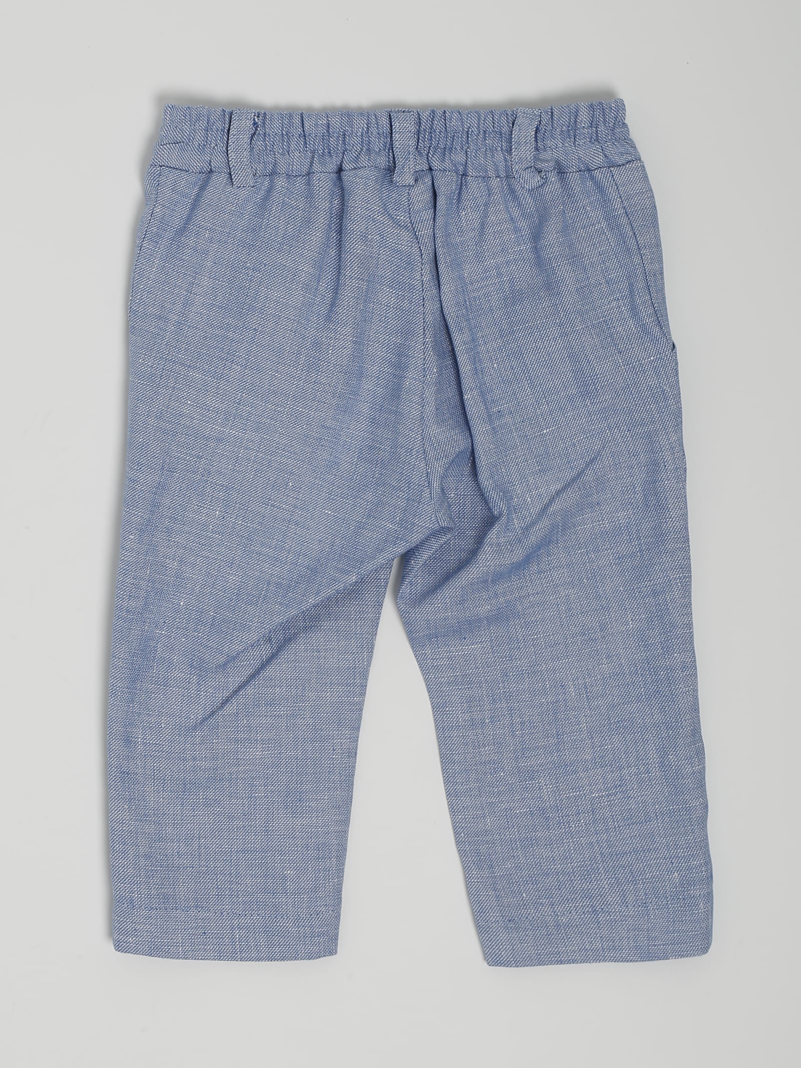 Shop Lebebé Trousers Trousers In Azzurro