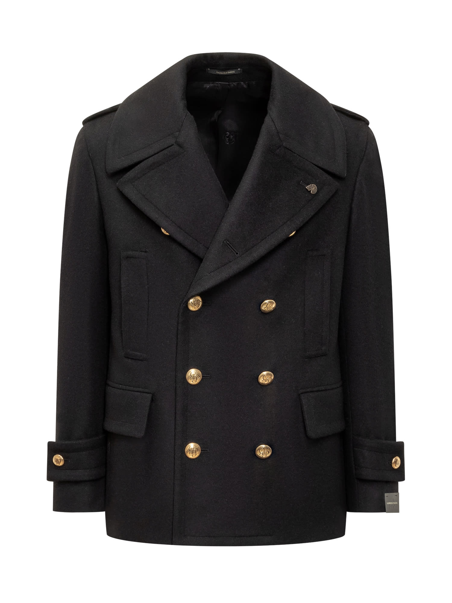 Shop Gabriele Pasini Jacket In Nero