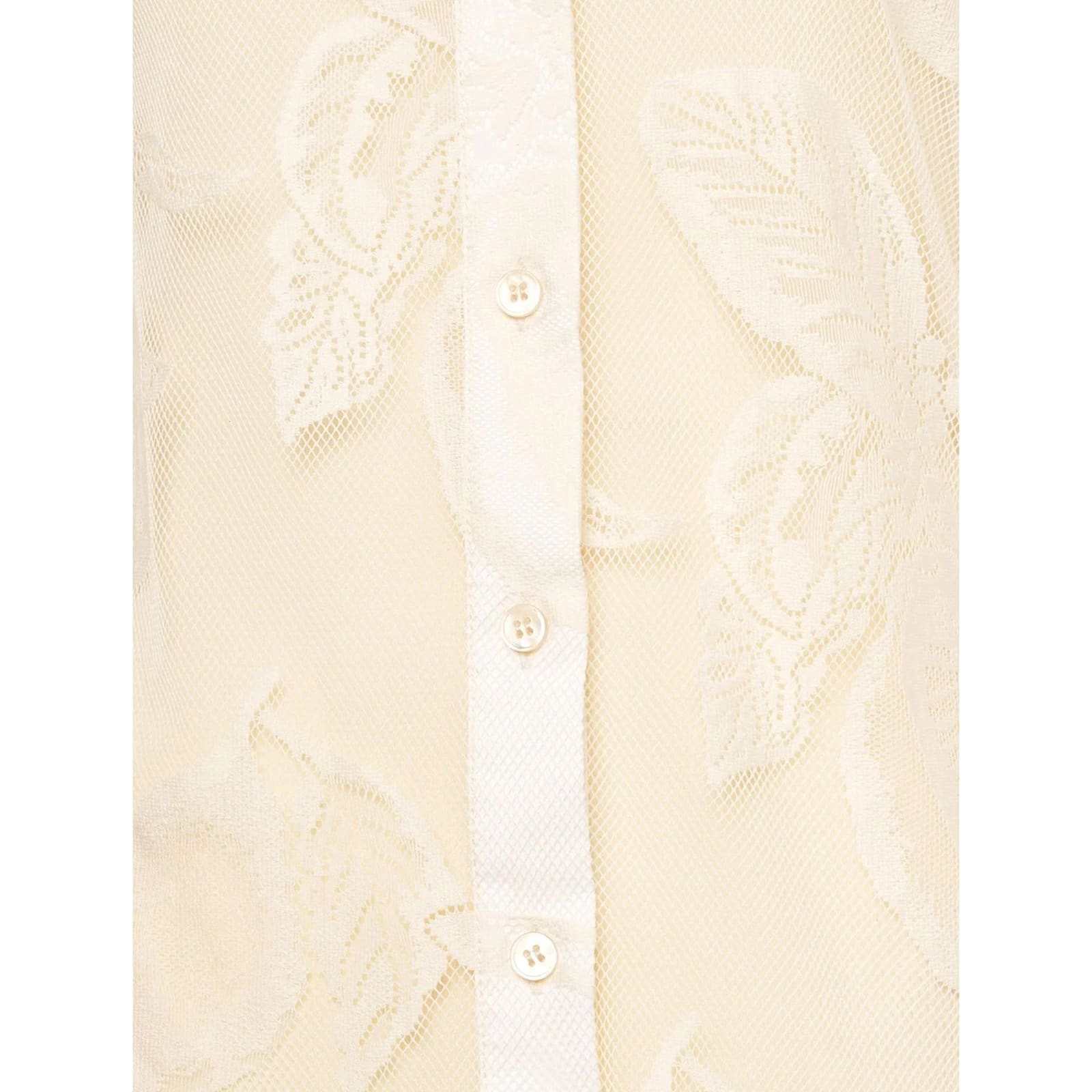 Sportmax Asti Lace Up Double Layer Shirt In White