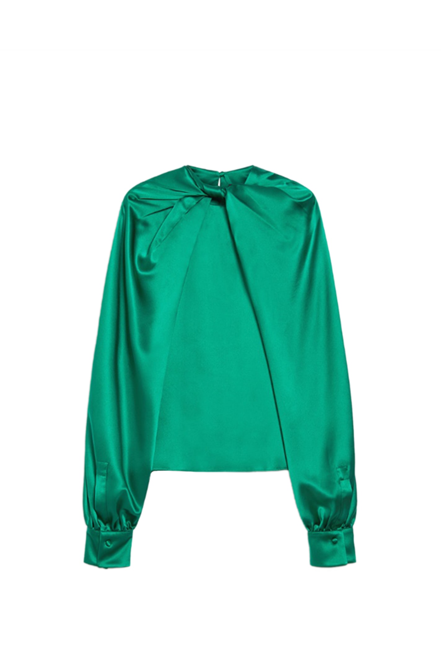 Shop Max Mara Key Shirt In Green