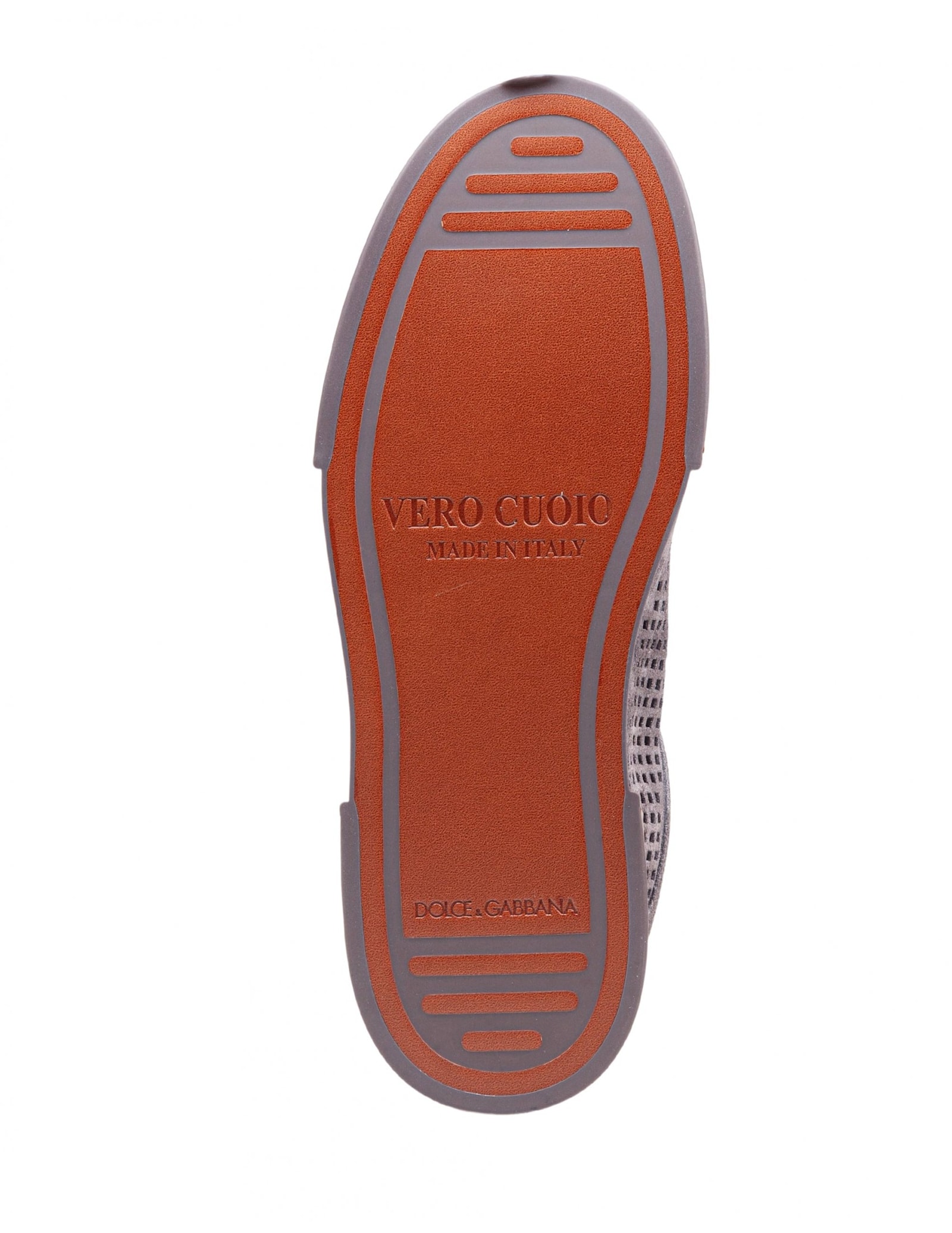 Dolce & Gabbana Portofino Yacht Perforated Distressed Suede Sneakers In Lead