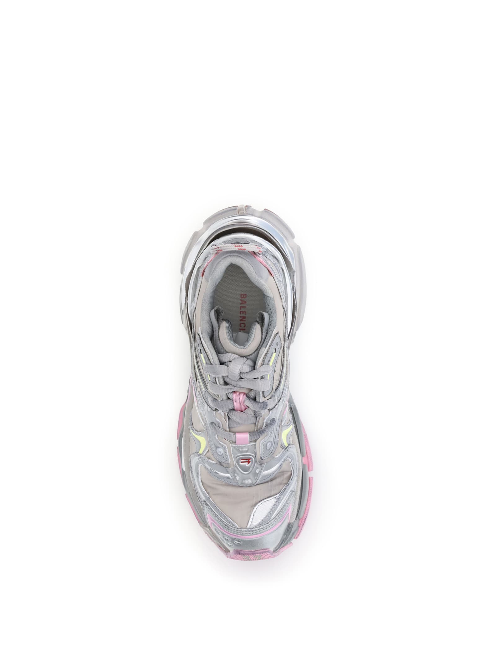 Balenciaga Runner 2.0 Multicolor Low Top Sneakers With Runner Logo In Tech Fabric Woman In Multi