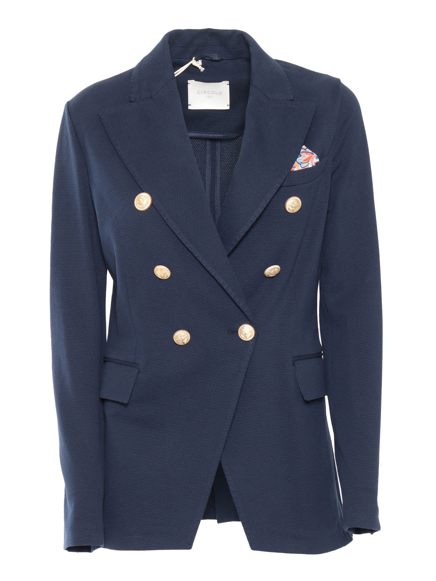 ジャケット CIRCOLO 1901 OXFORD DOUBLE BREASTED JACKET Circolo 1901 Oxford Double Breasted Jacket | ModeSens