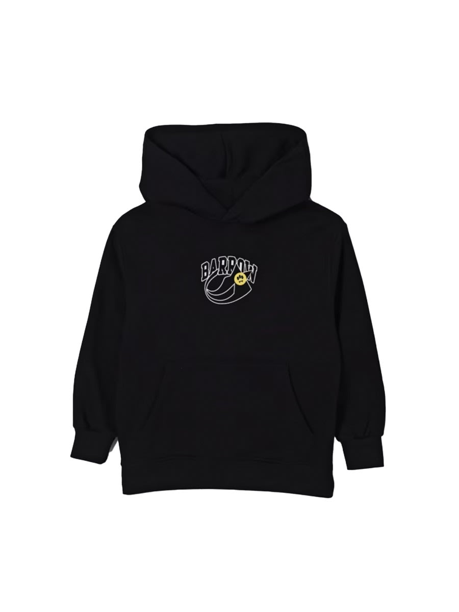 Barrow Fleece Hoodie Junior Unisex In Black