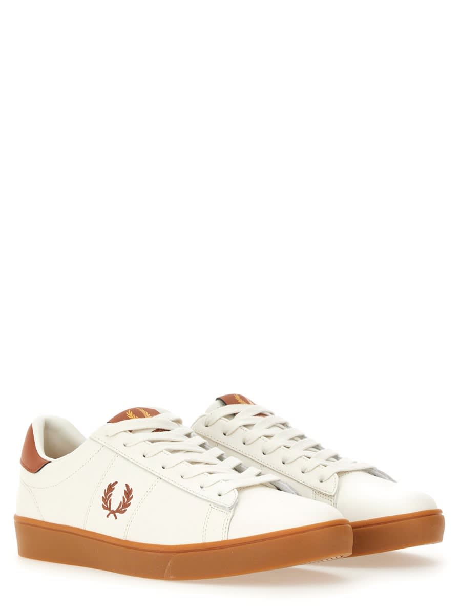 Fred Perry "spencer" Sneaker In Powder