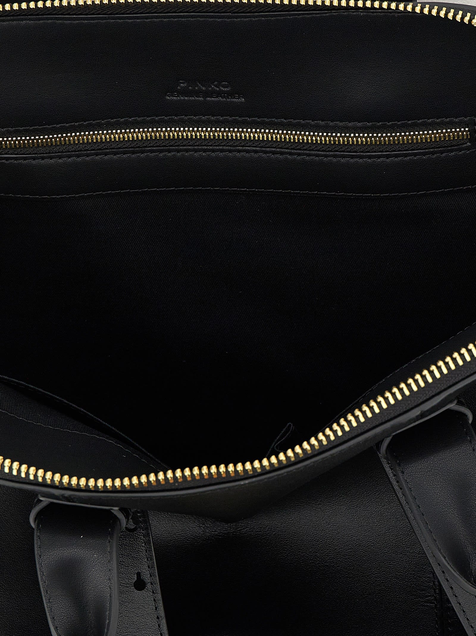 Pinko Escape Maxi Handbag In Black