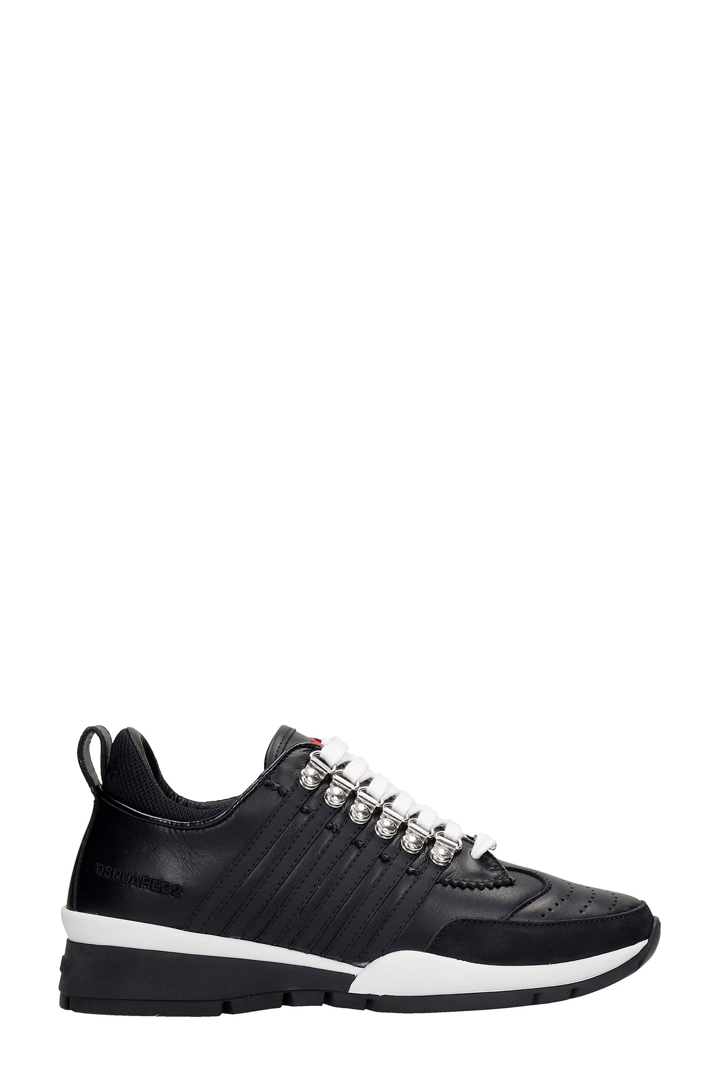 Dsquared2 Sneakers In Black Leather