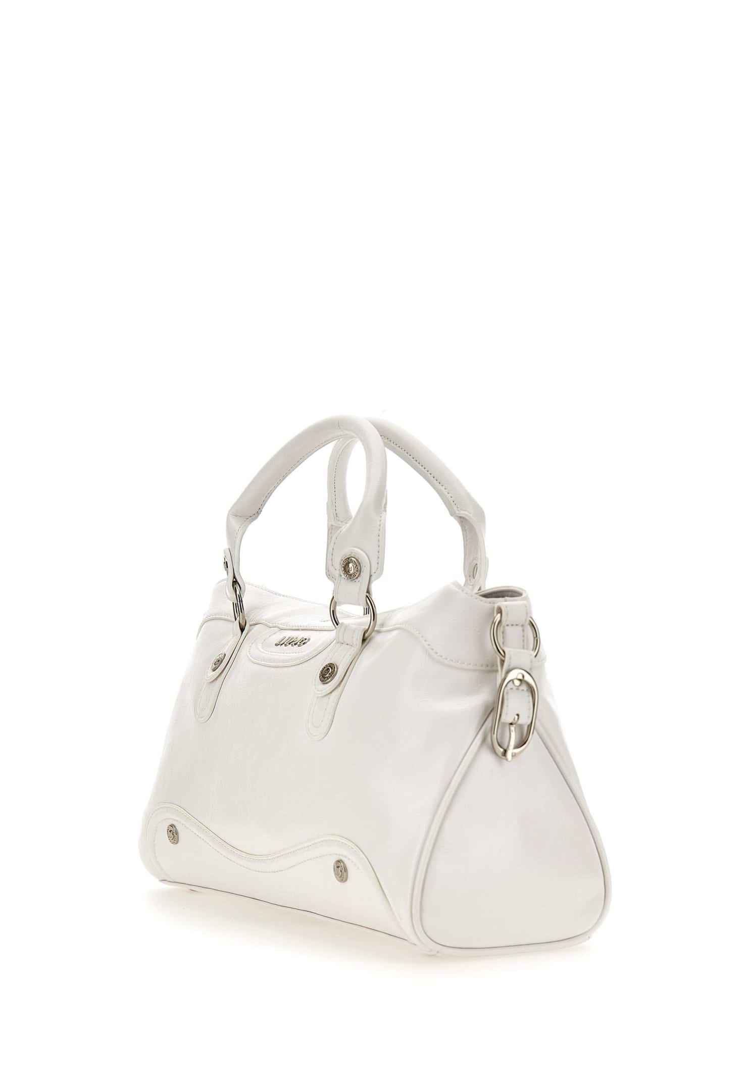 Shop Liu •jo Sisik Bag In White