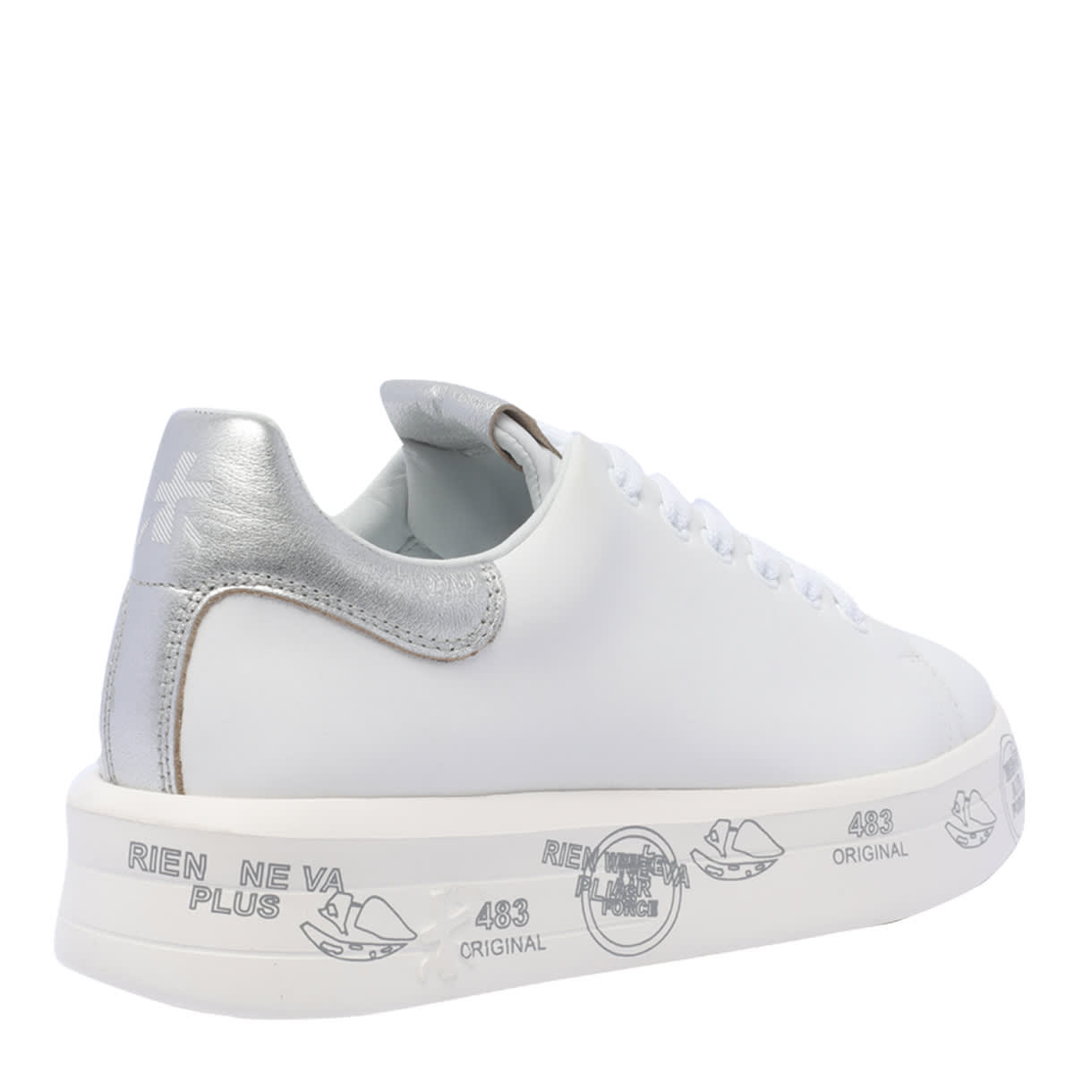 Shop Premiata Belle Sneakers In White