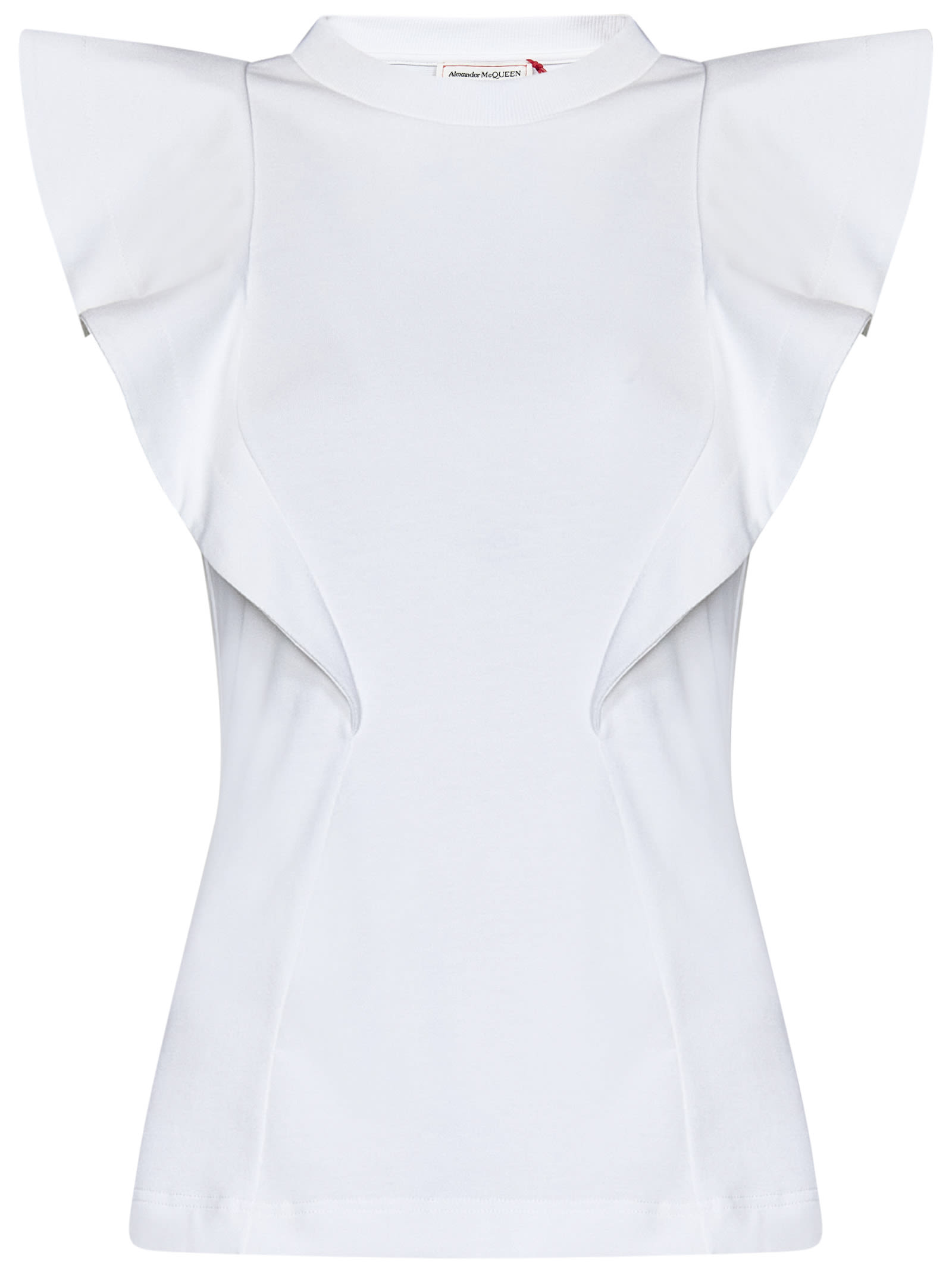 Shop Alexander Mcqueen Top In White