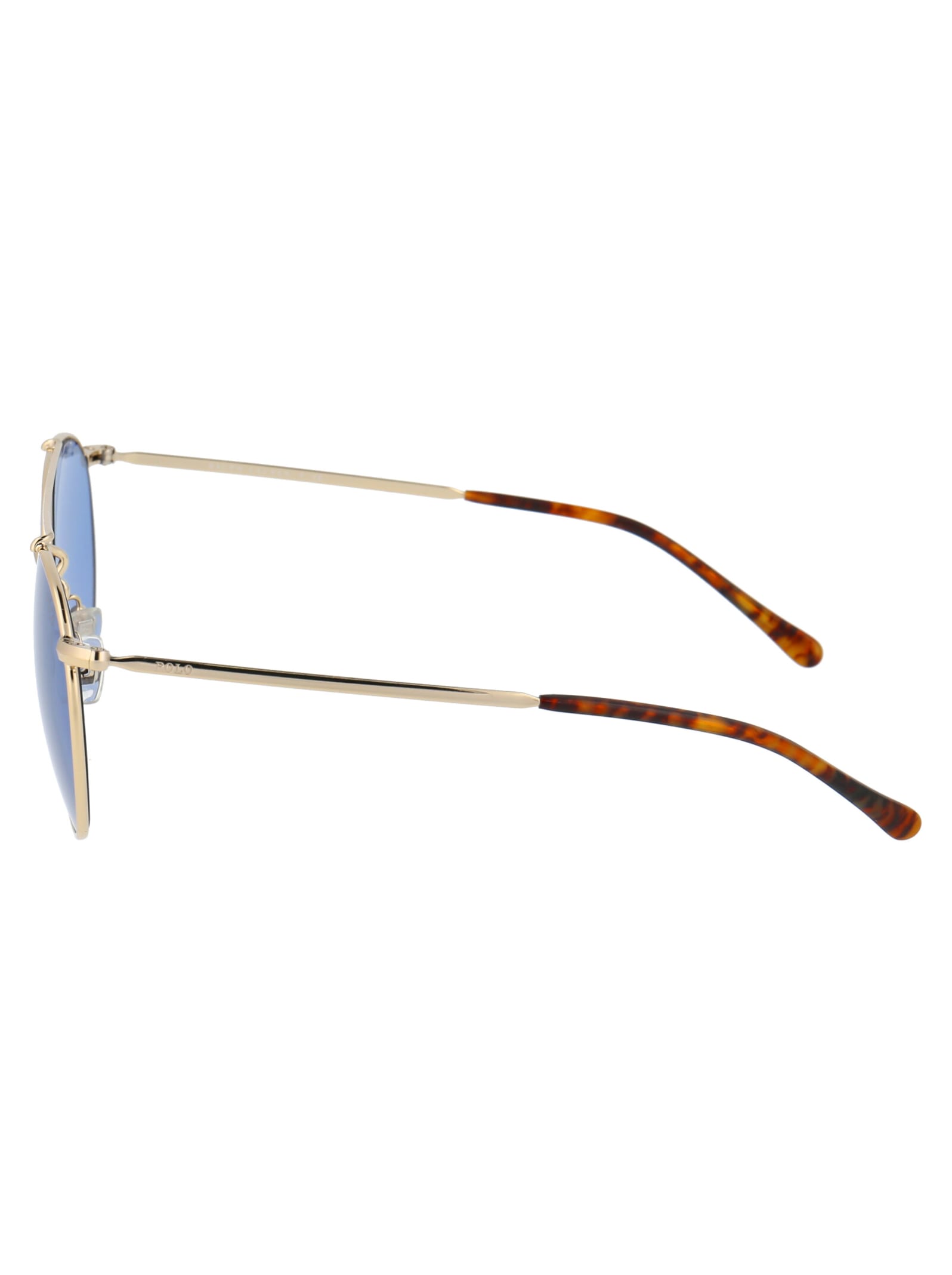 Shop Polo Ralph Lauren 0ph3114 Sunglasses In 911672 Shiny Pale Gold
