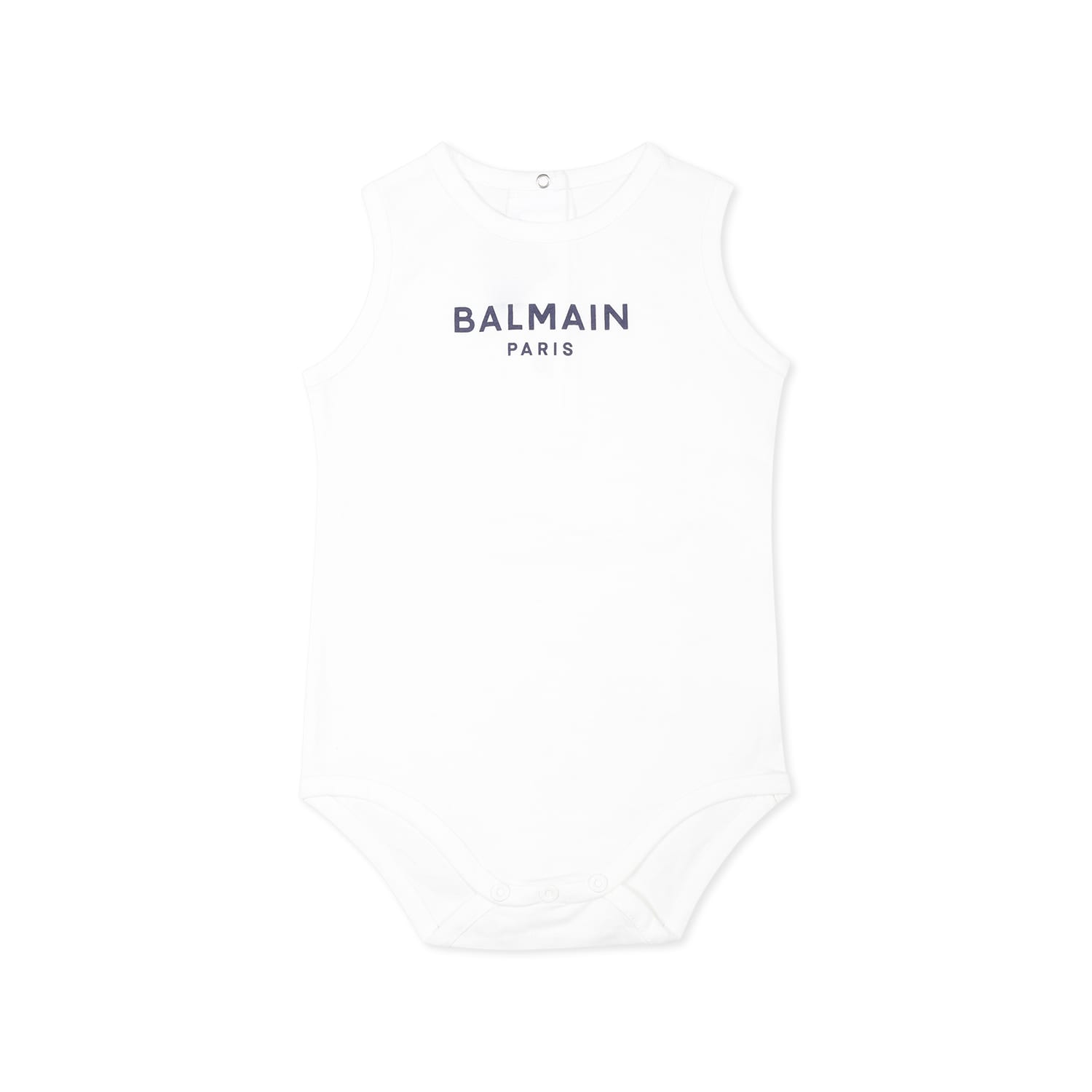 Balmain Multicolor Bodysuit Set For Babykids With Logo In Multicolor