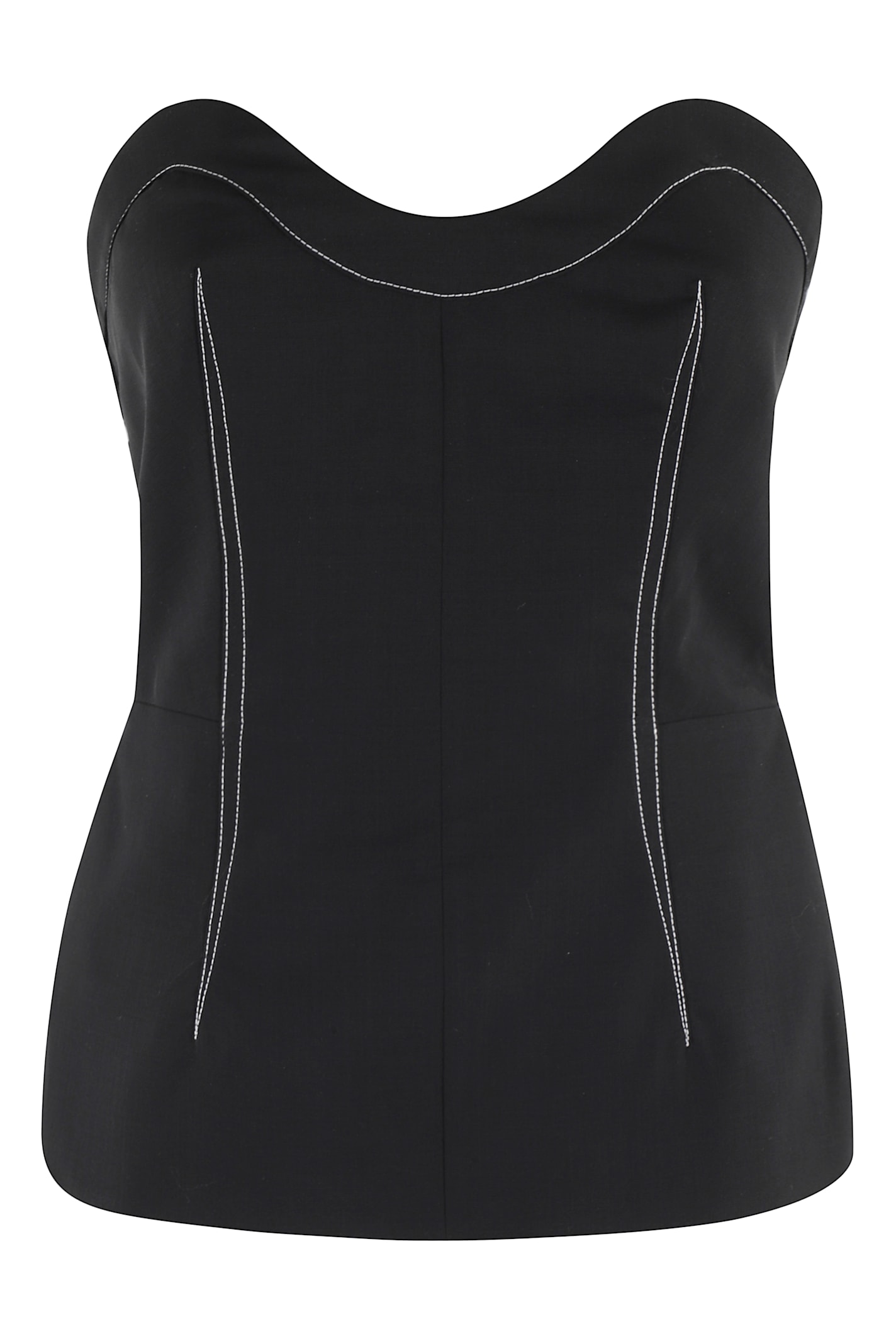 Shop Philosophy Di Lorenzo Serafini Top In Fantasia Nero