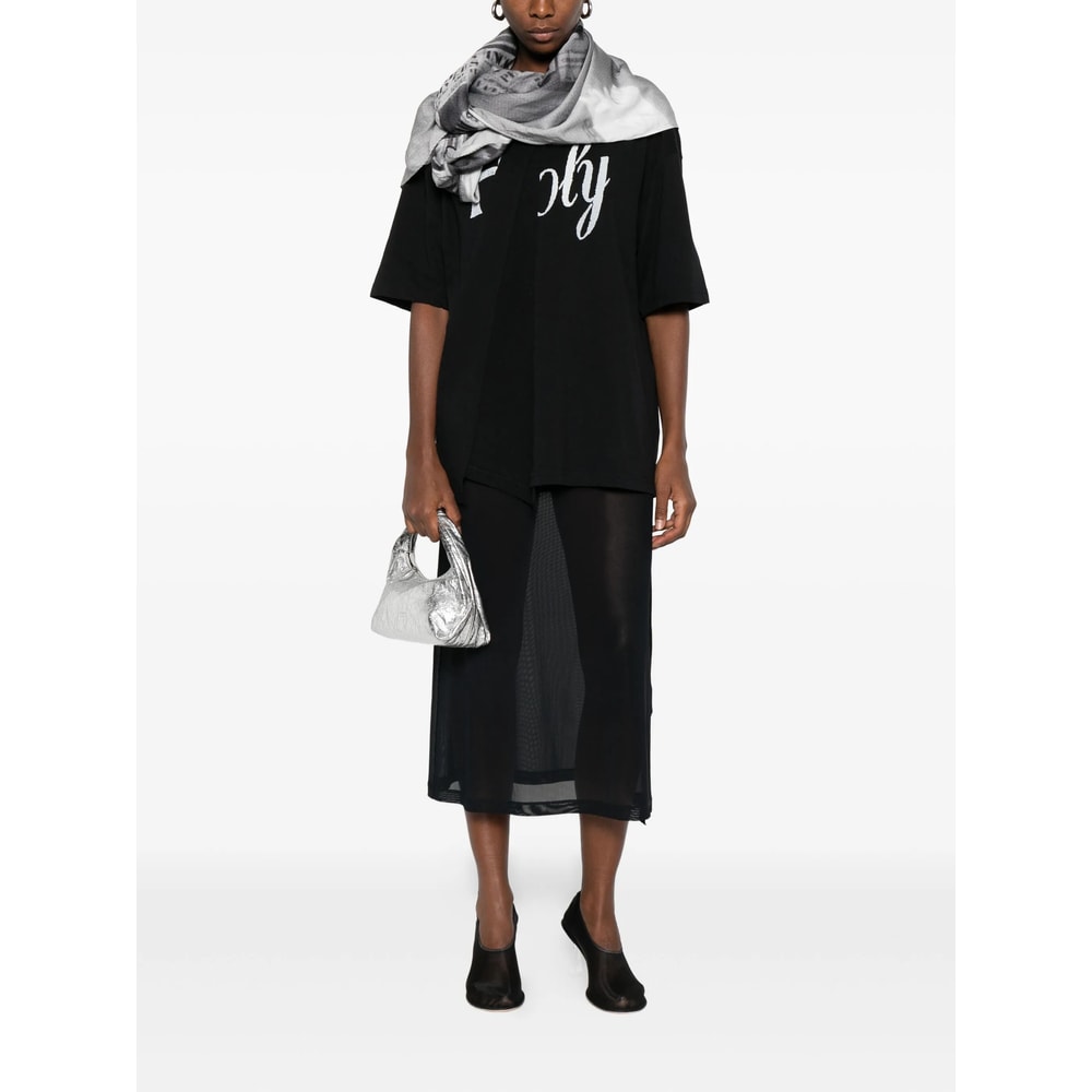 Ann Demeulemeester T-shirt In Black