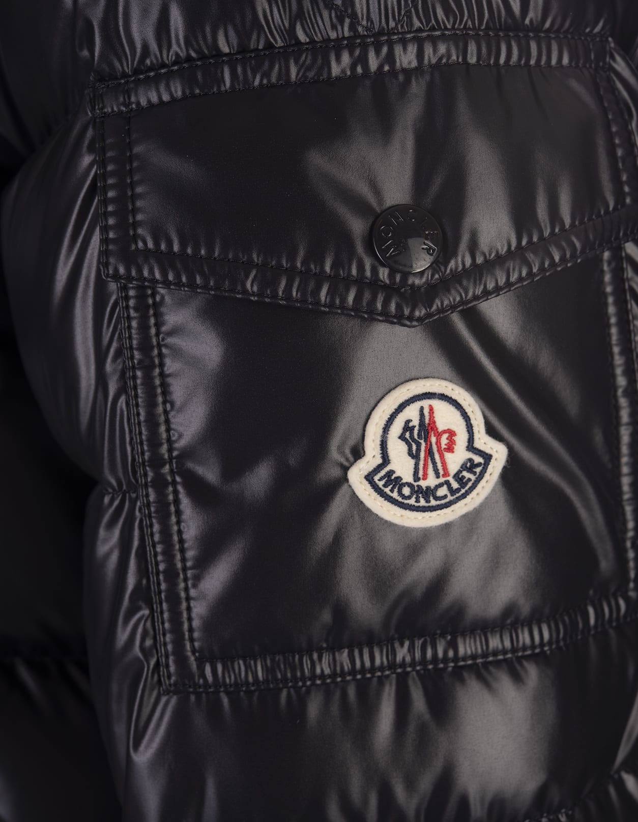 Shop Moncler Blue Lule Down Jacket