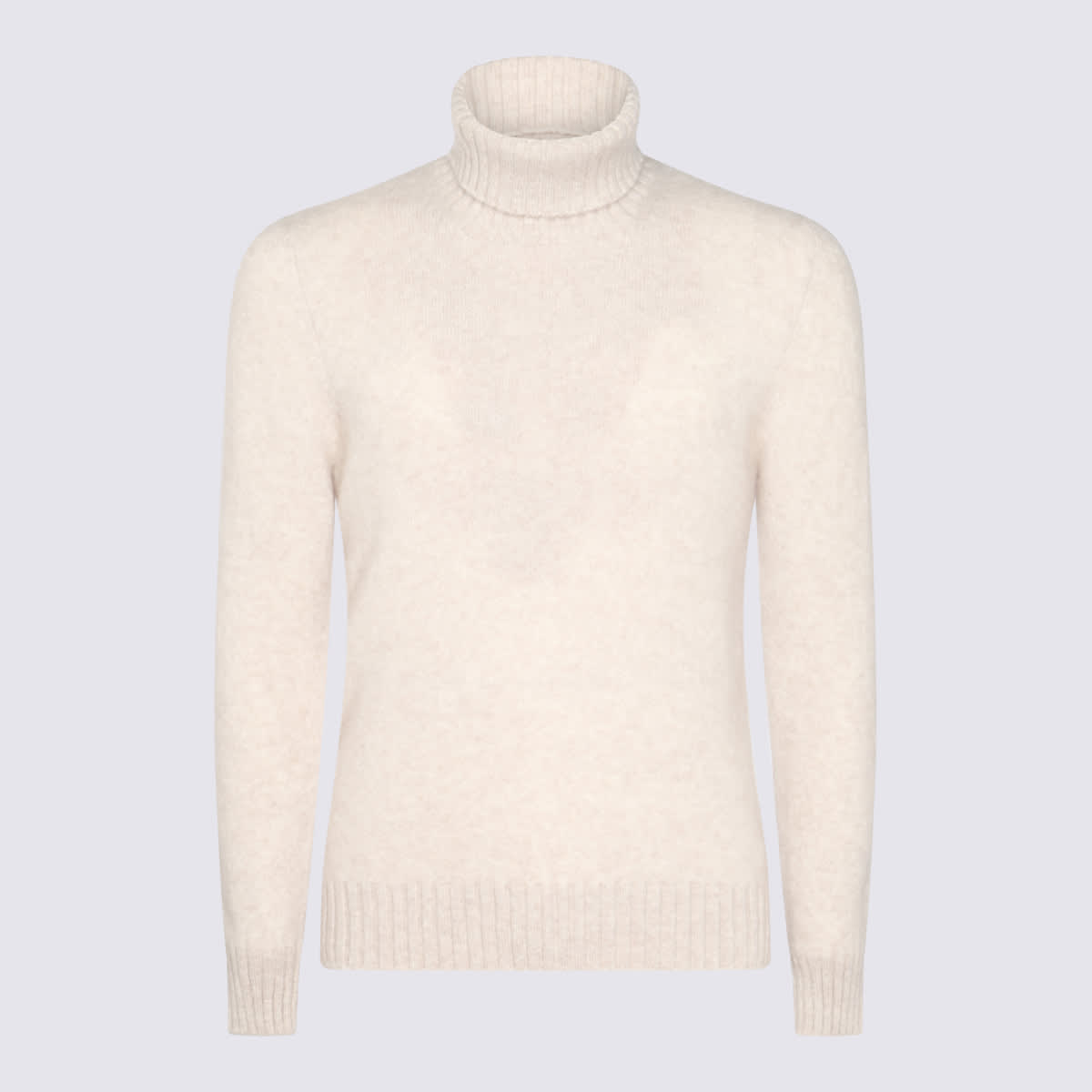 Light Beige Wool Knitwear