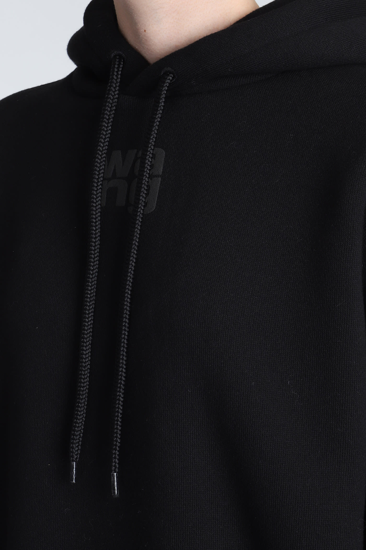 Alexander Wang T Essential Sweatshirt In Black