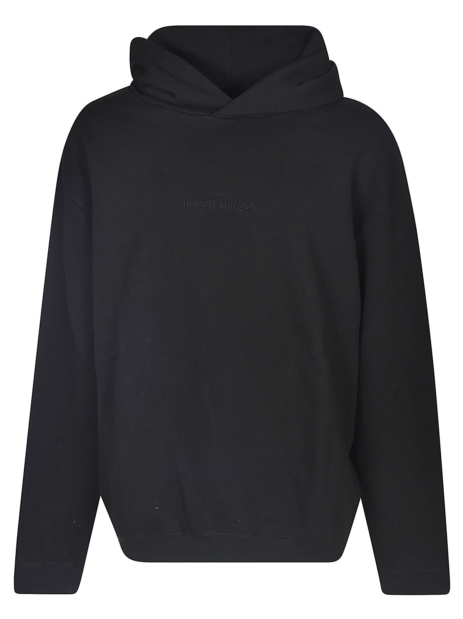 MAISON MARGIELA UPSIDE DOWN LOGO HOODIE,11493118