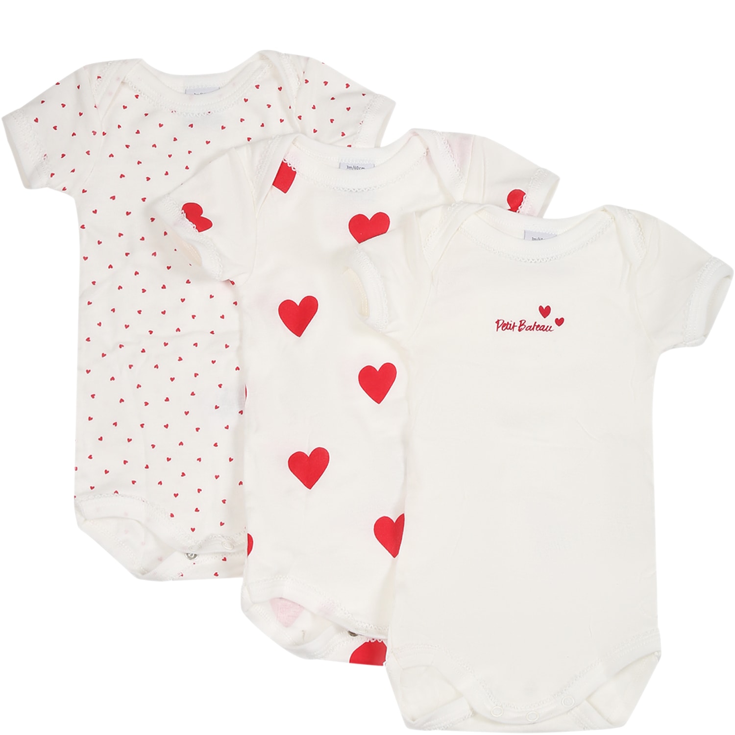 Petit Bateau Kids' White Set For Baby Girl