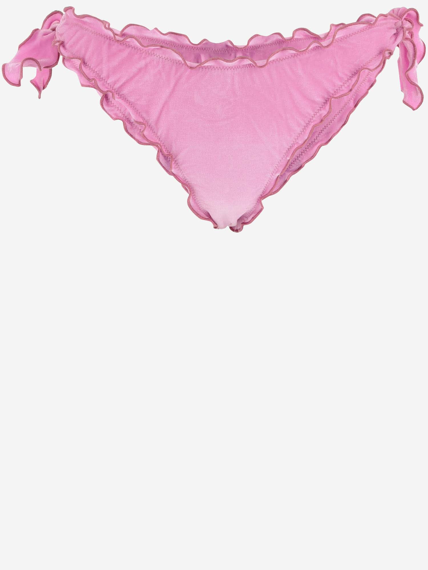 Mc2 Saint Barth Stretch Nylon Bikini Briefs In Pink