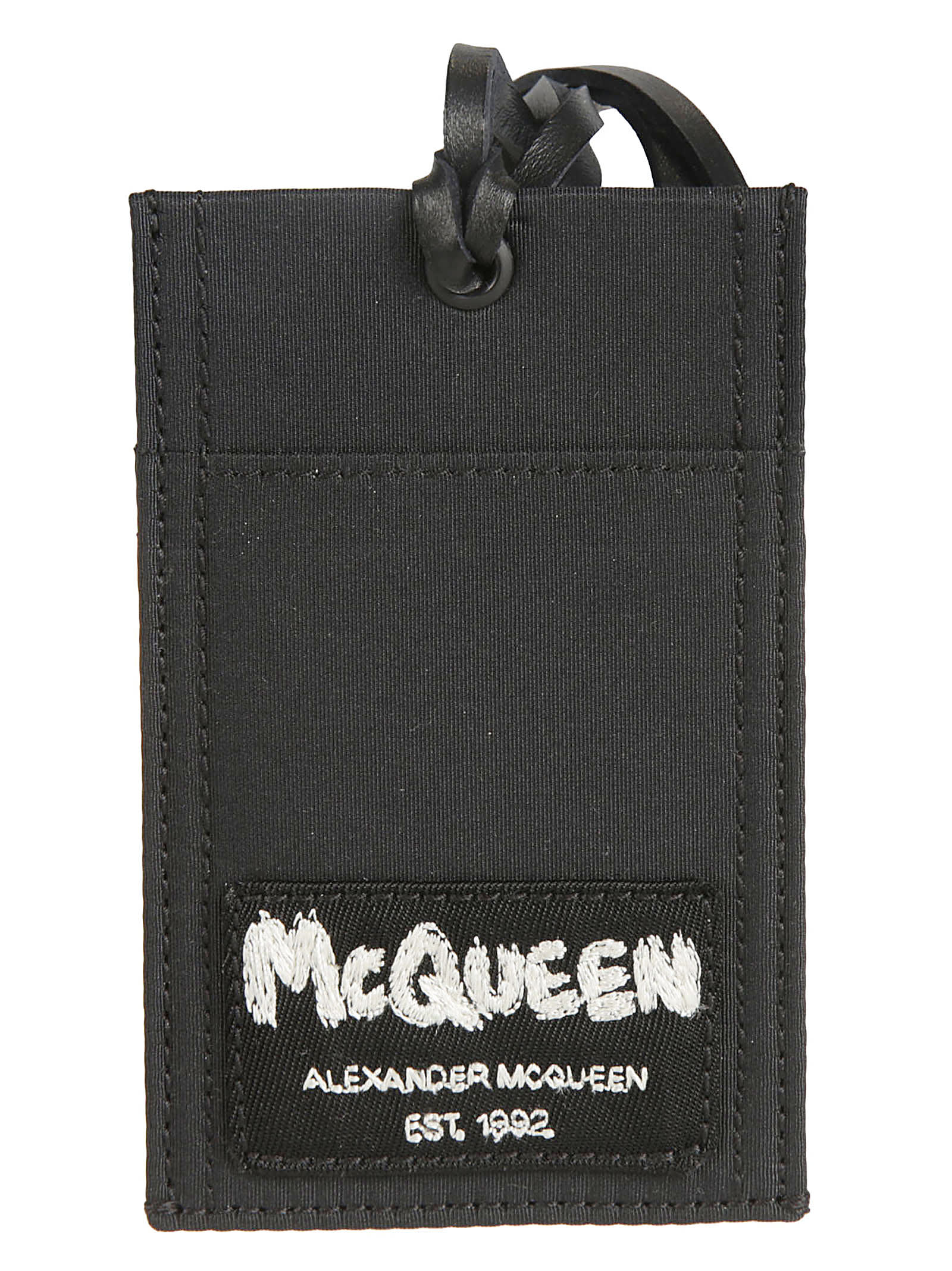 Alexander McQueen Paint Logo Credit Card Holder