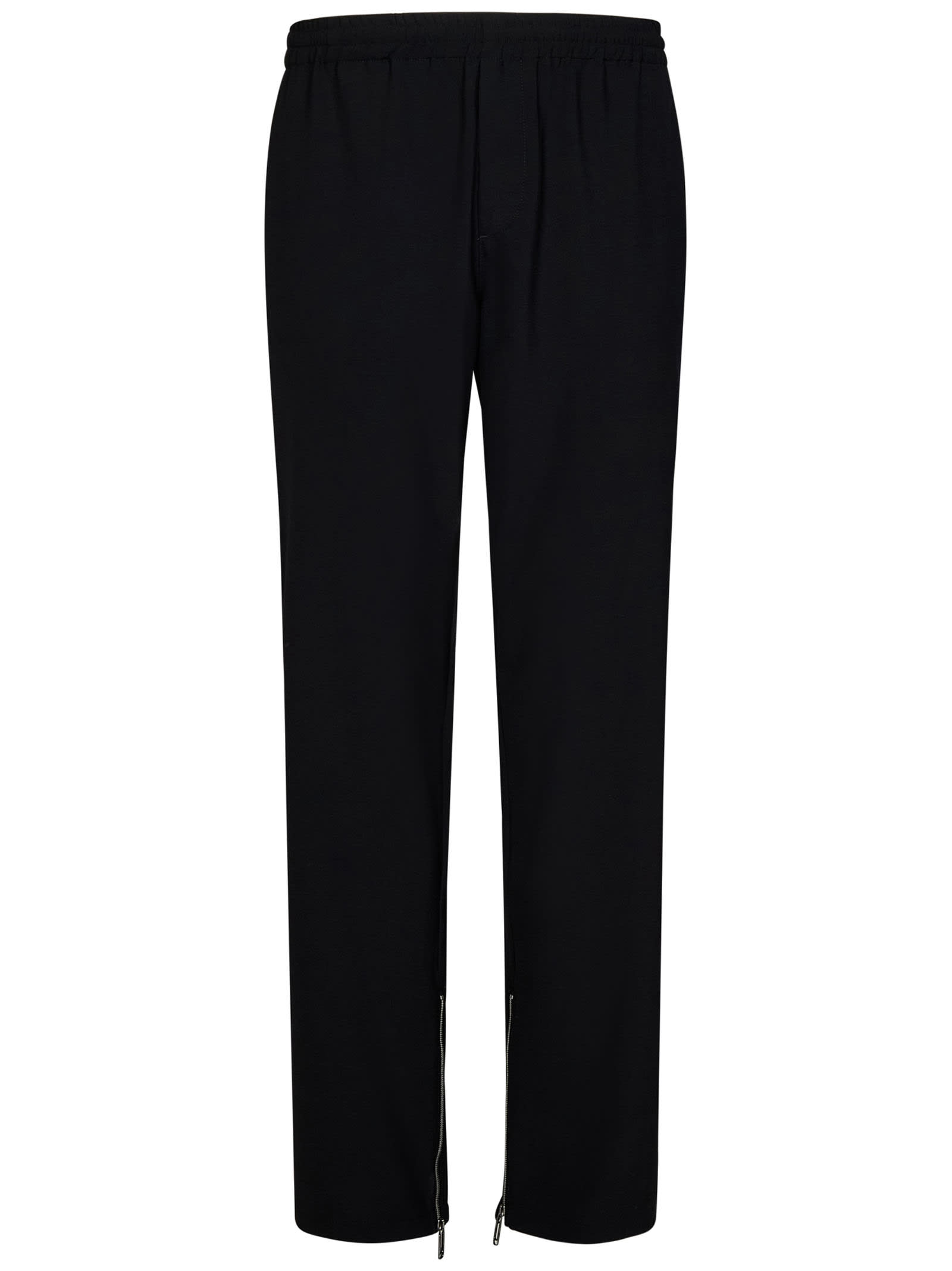 OFF-WHITE OW EMB WOOL LOUNGE TROUSERS