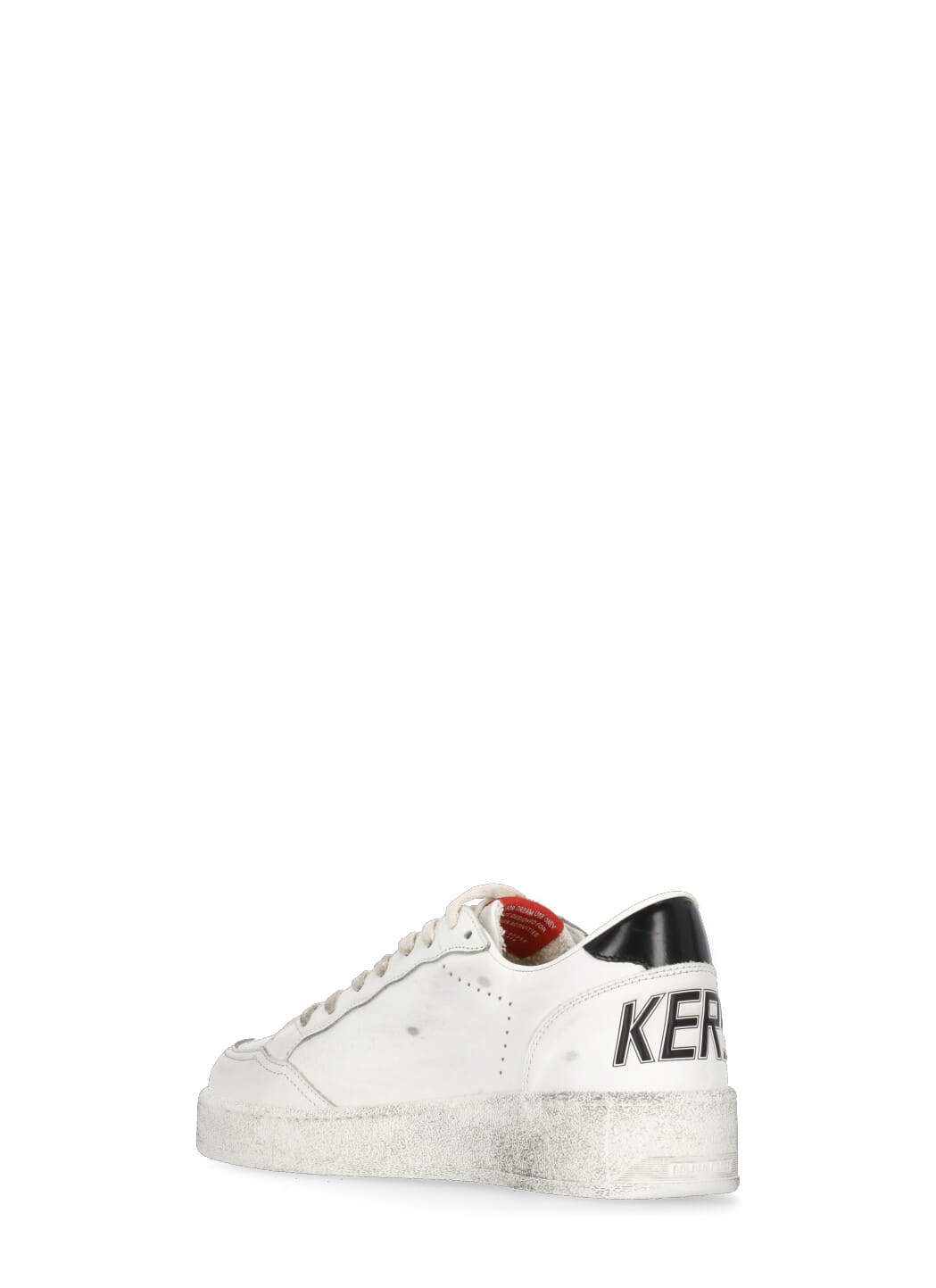 Golden Goose Leopard-print Leather Star Sneakers In White
