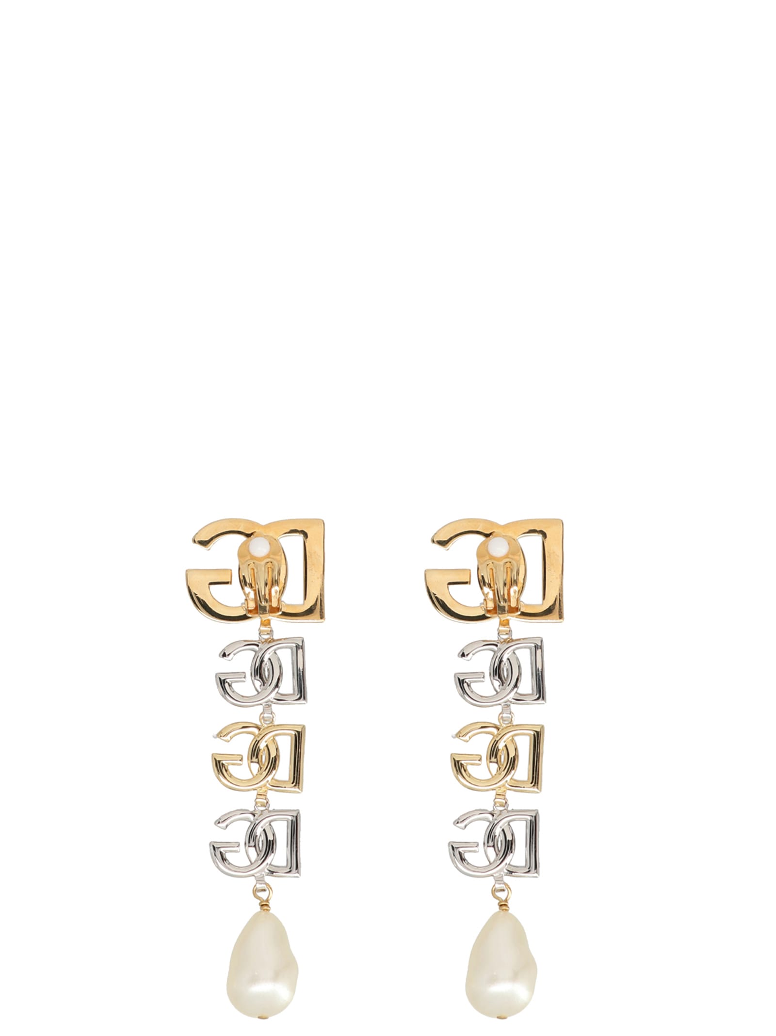 Shop Dolce & Gabbana Dg Earrings In Oro