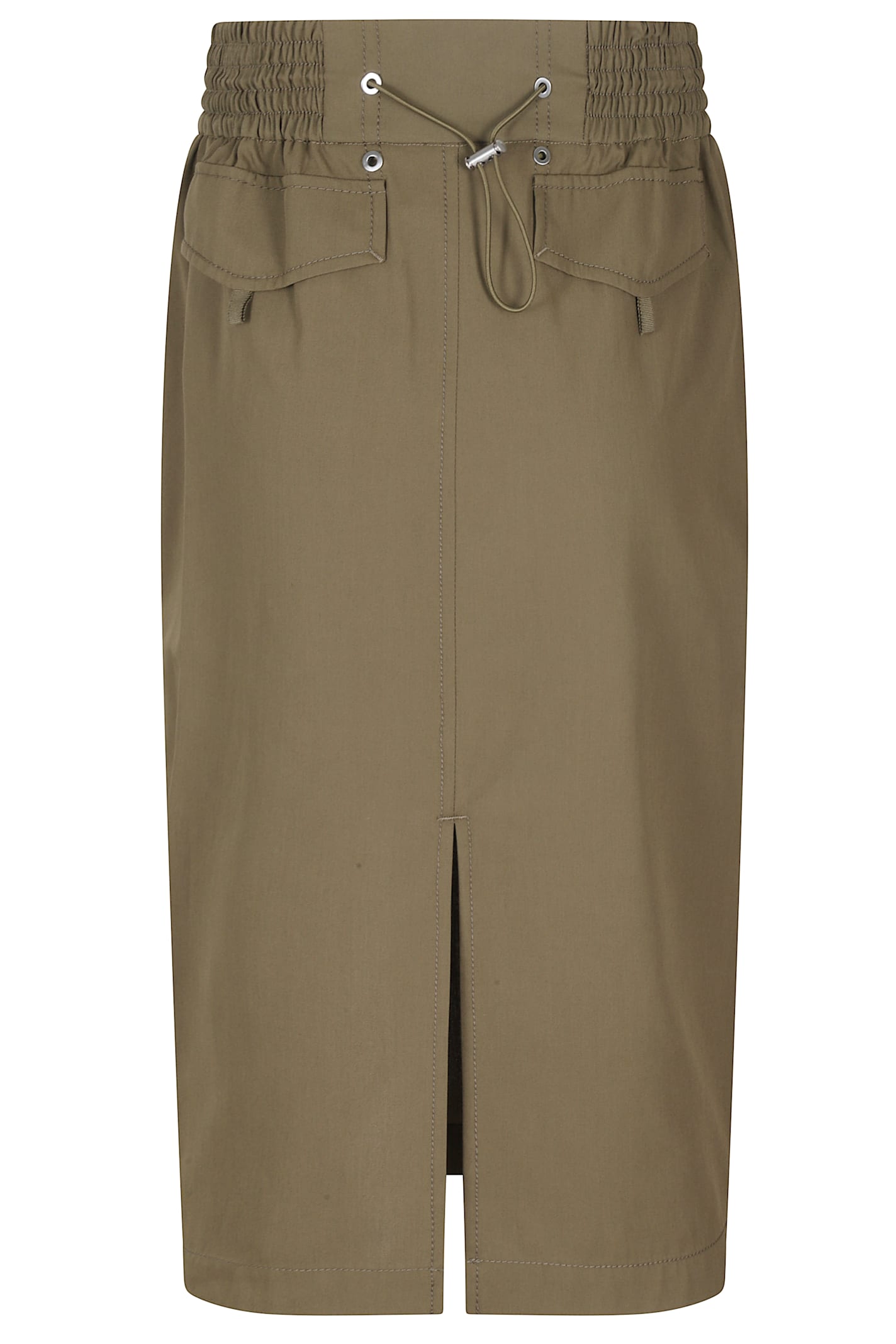 Pinko Pocket-detail Drawstring Midi Skirt