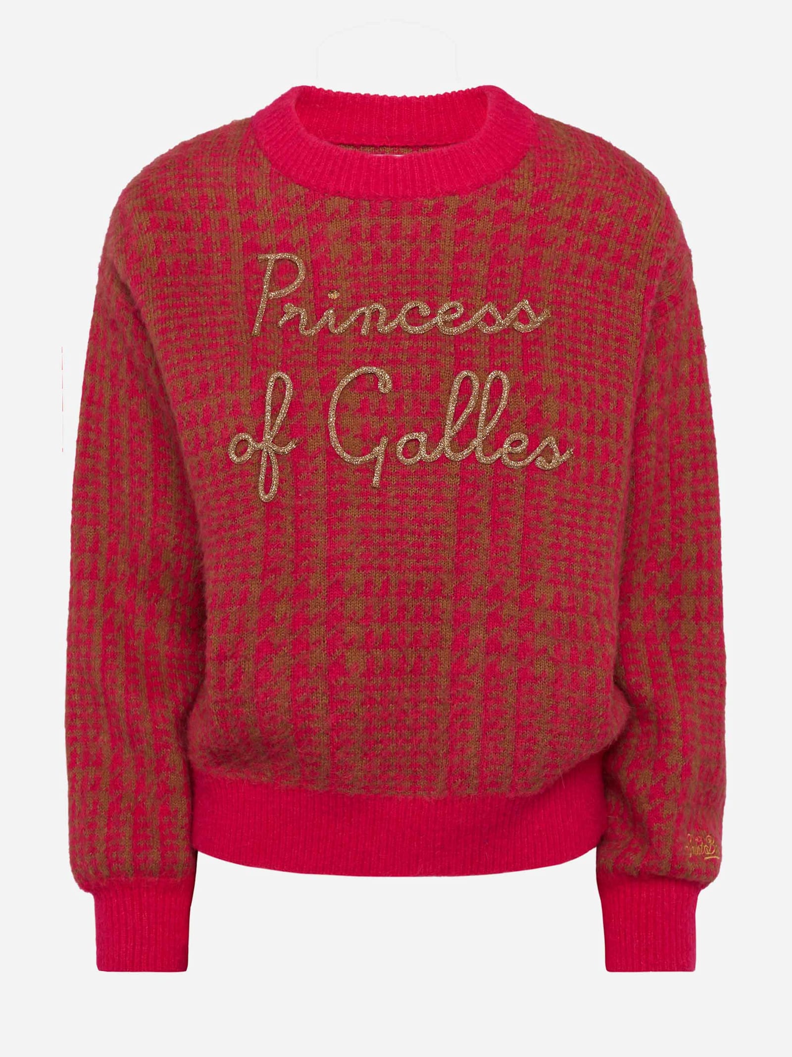 Woman Brushed Crewneck With Princess Of Galles