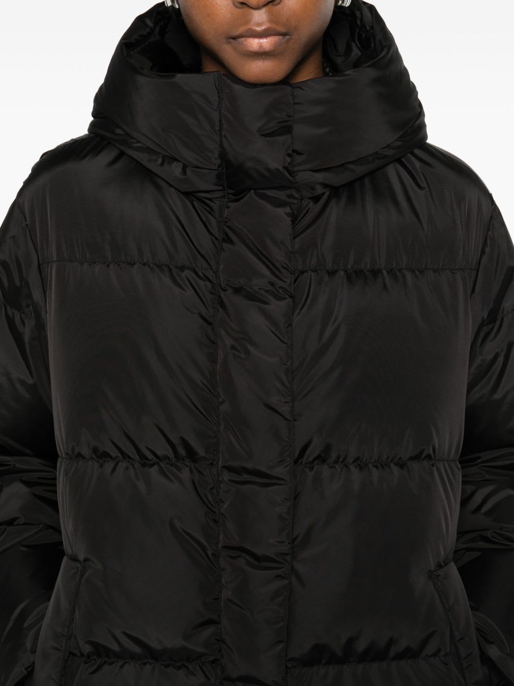 Lempelius Anu Midi Down Jacket In Black
