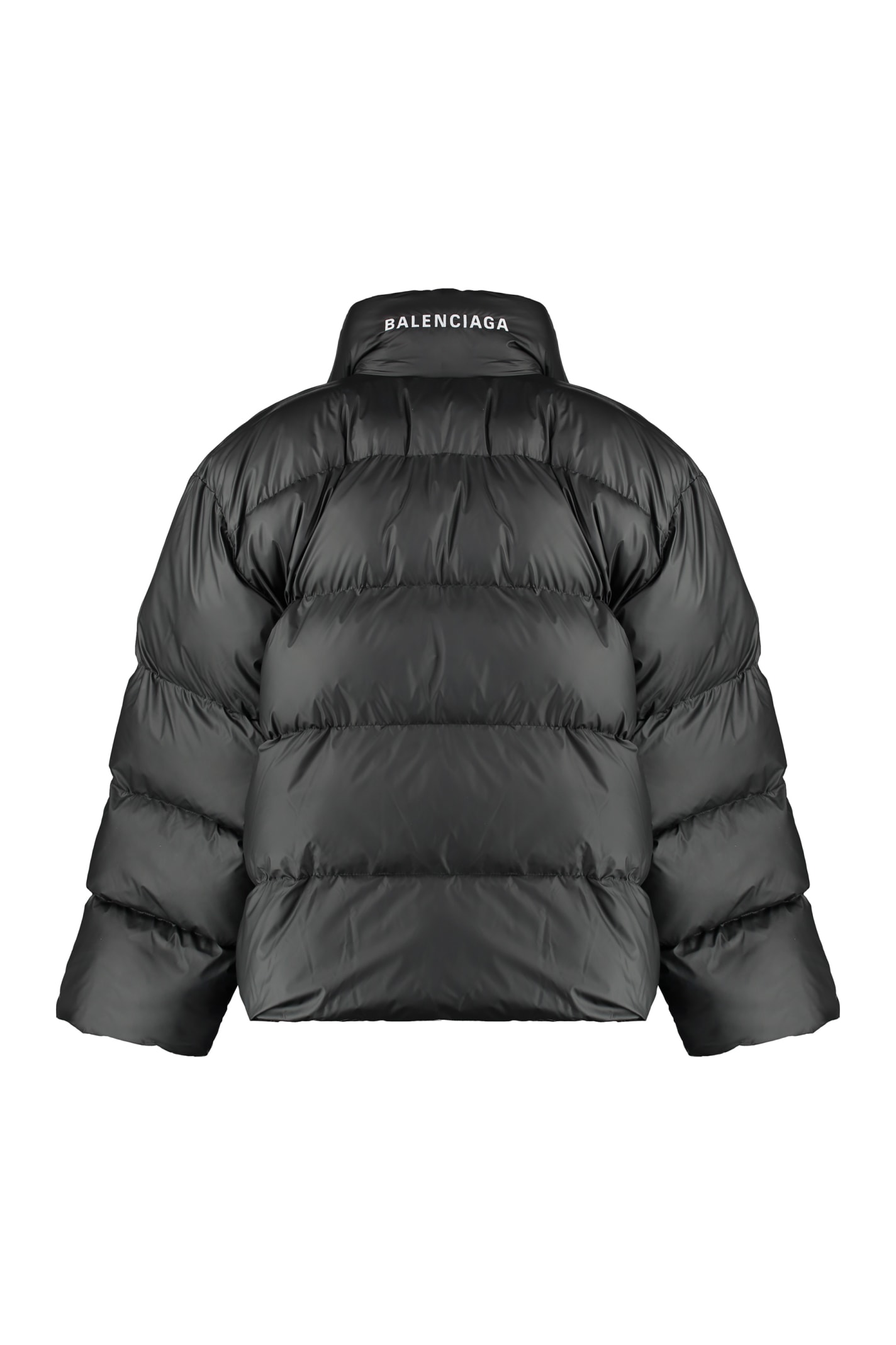 Shop Balenciaga Wrap Oversize Puffer Jacket