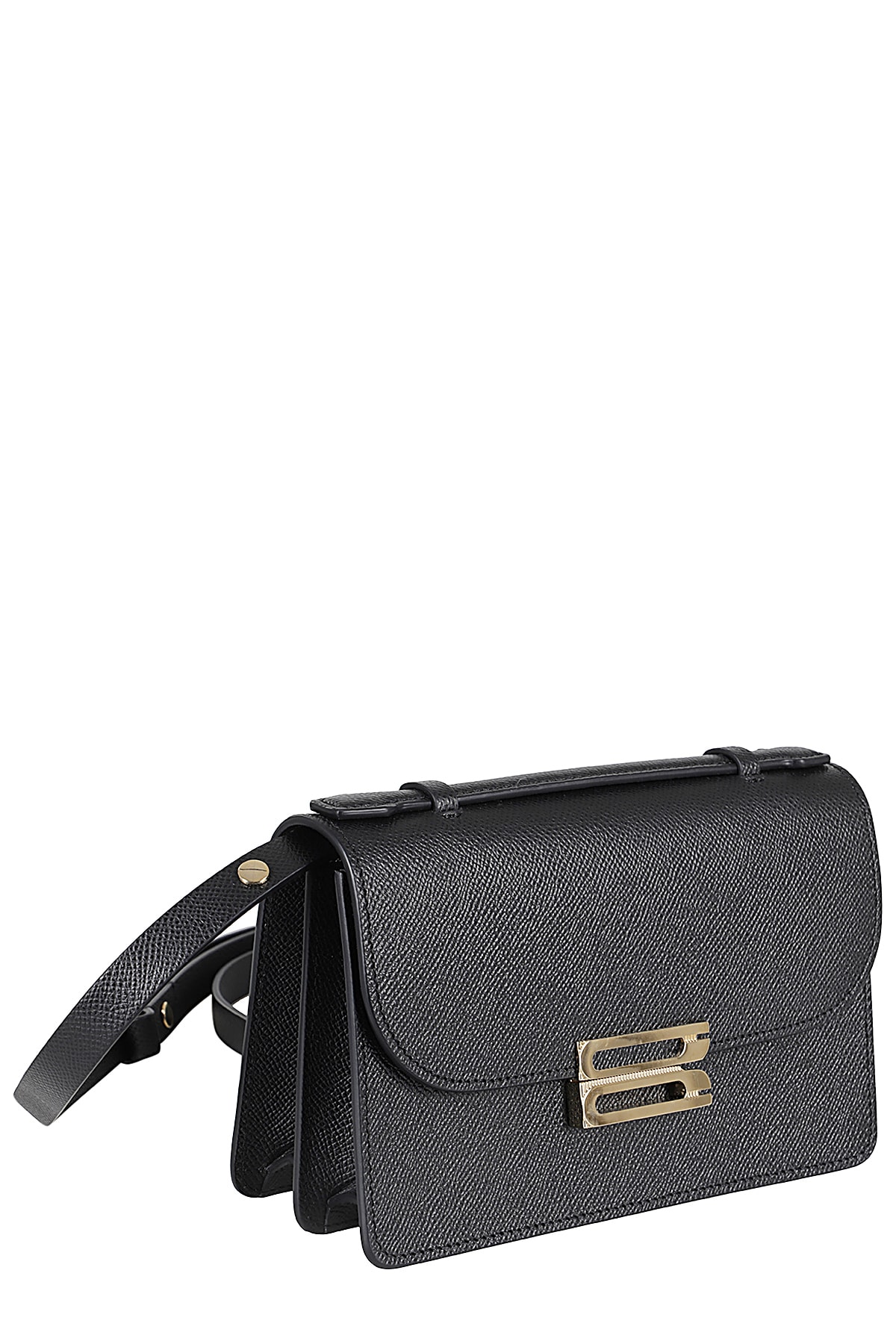 Shop Victoria Beckham Bbuckle Mini Top Handle In Black