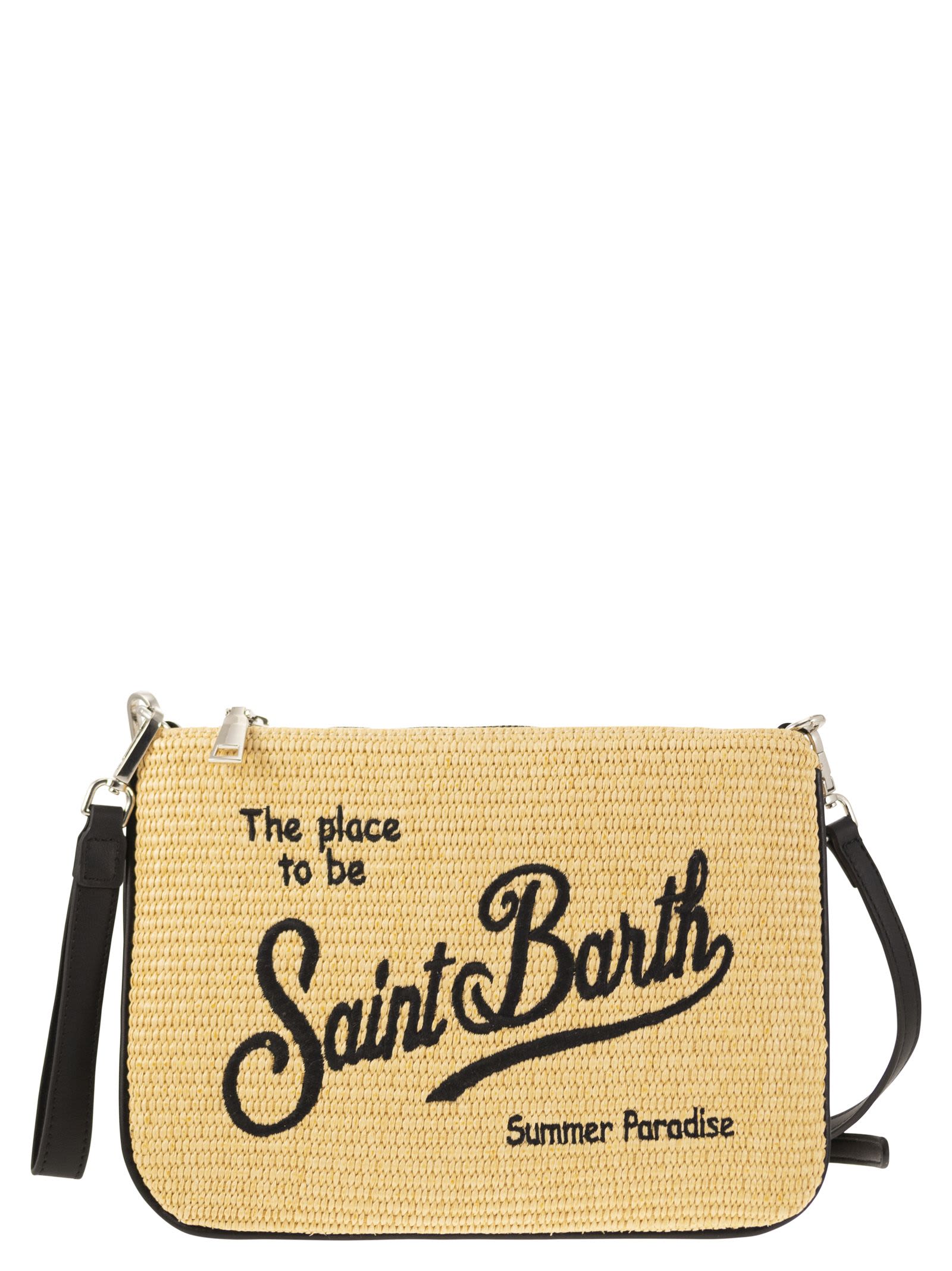 Mc2 Saint Barth Parisienne - Straw Clutch Bag In Natural