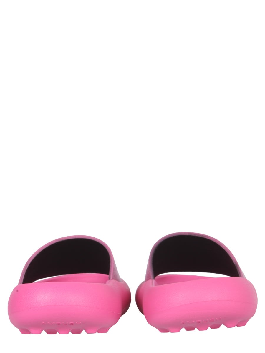 Shop Ambush Rubber Slide Sandals In Fuchsia