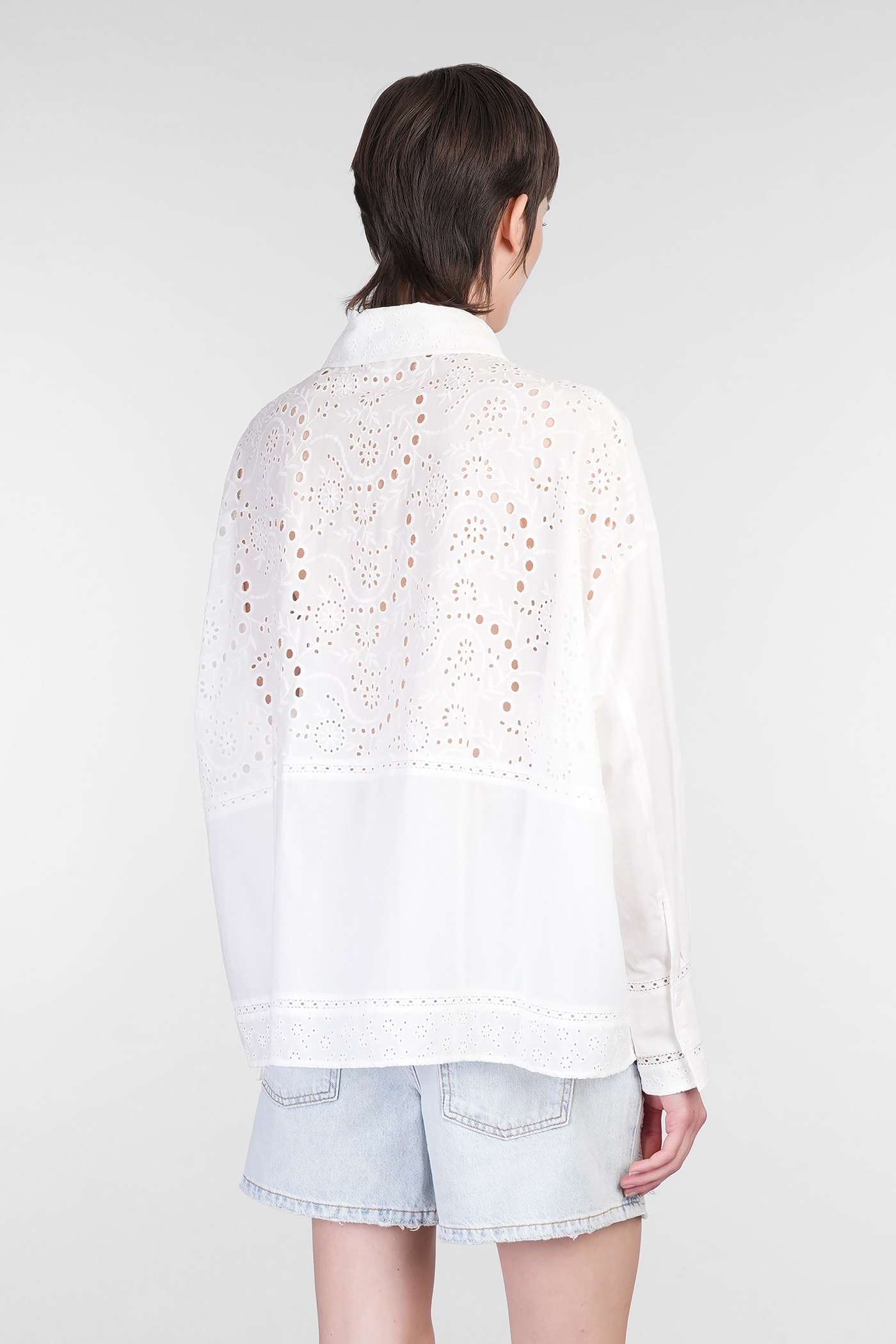 Shop Iro Imai Shirt In White Cotton