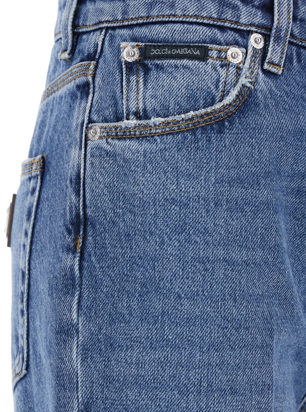 Dolce & Gabbana Pantalone 5 Tasche In Blue
