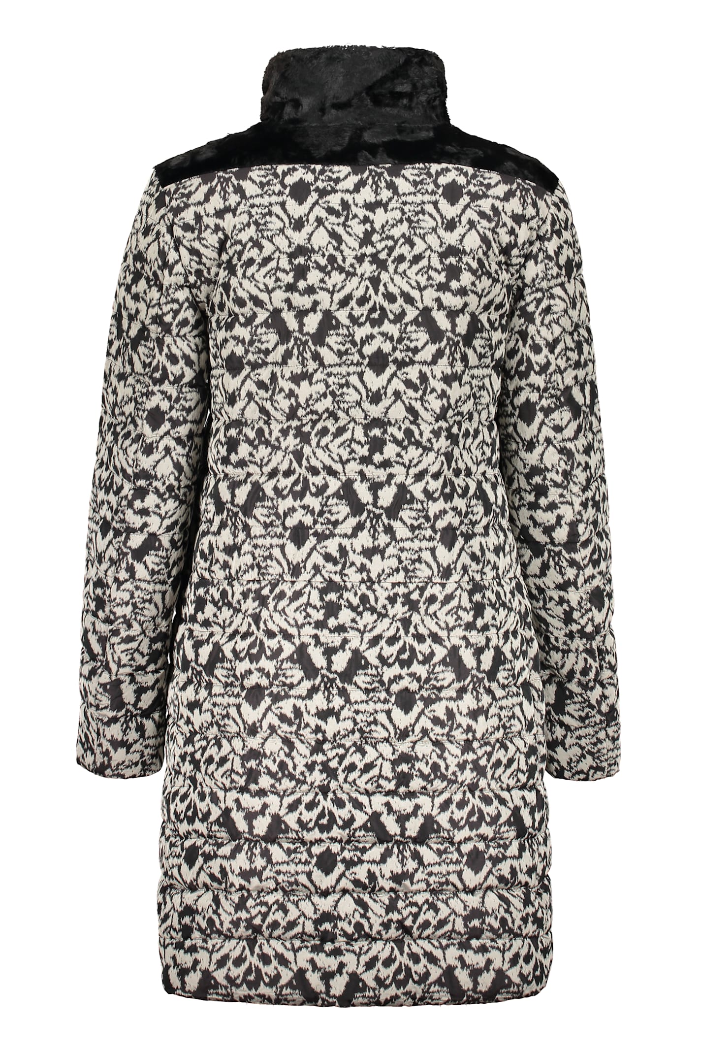 Moorer Contrasting Detail Down Jacket