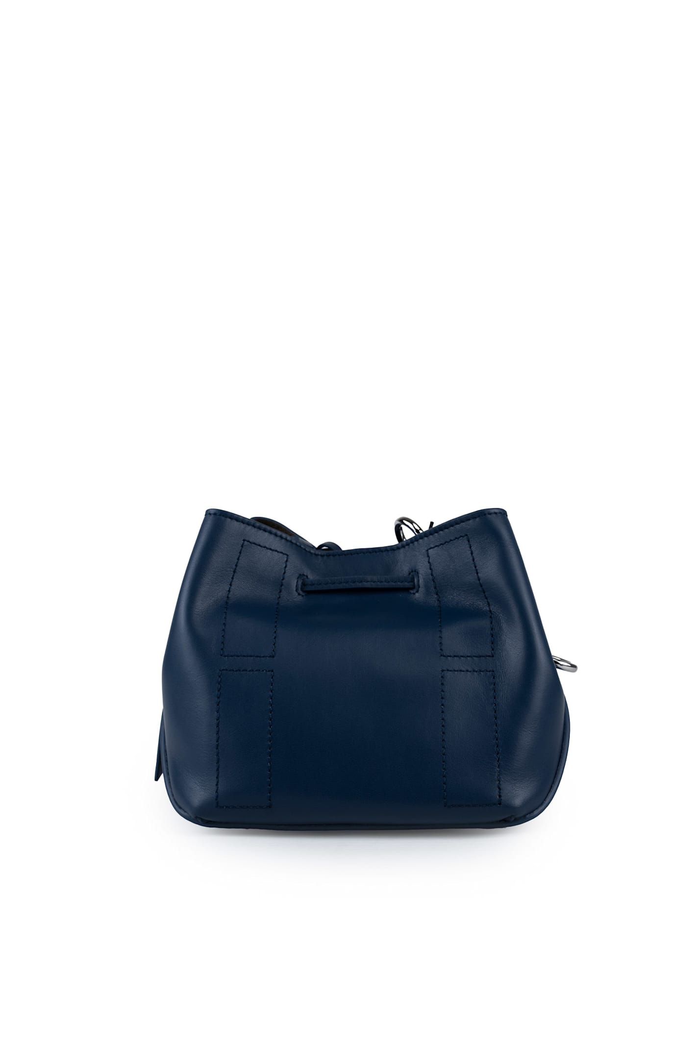 Hogan Hocket Leather Bucket Bag In Blu