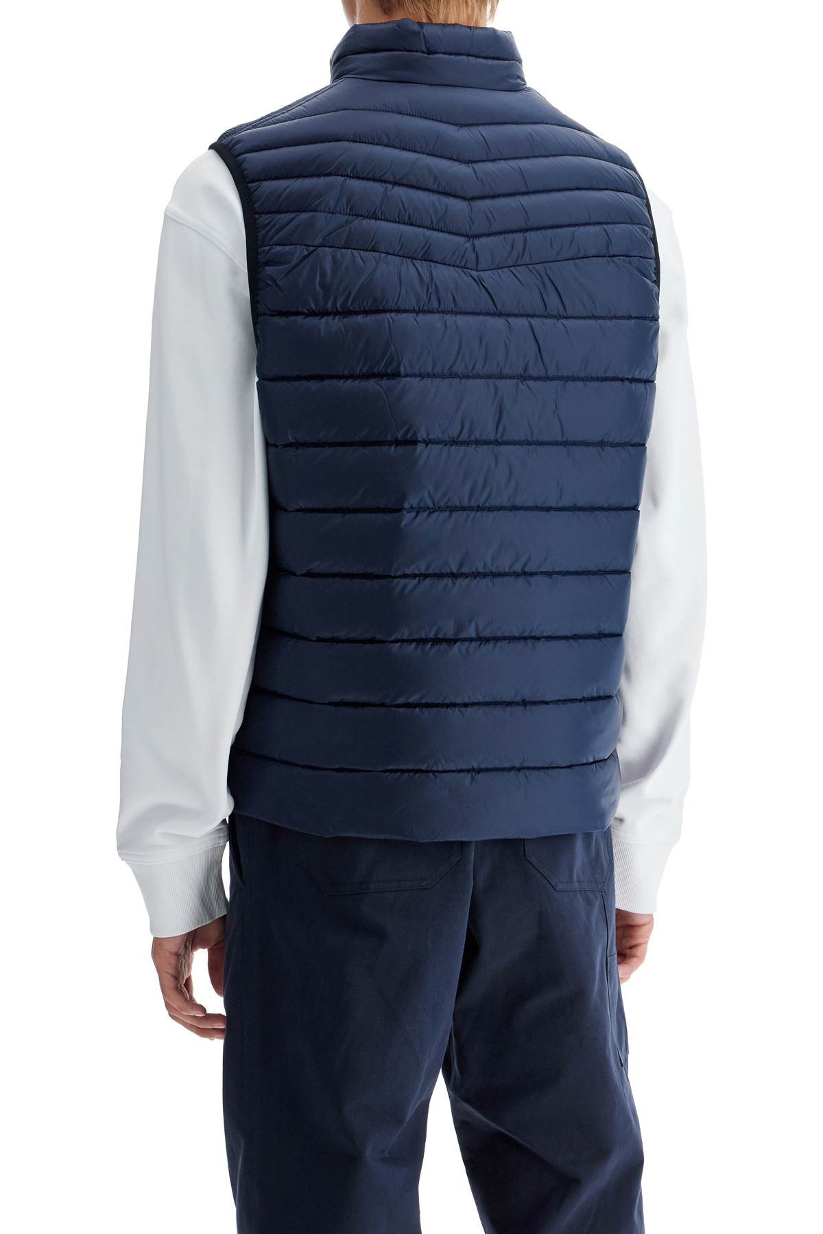 Shop Hugo Boss Quilted Oden In Dark Blue (blue)