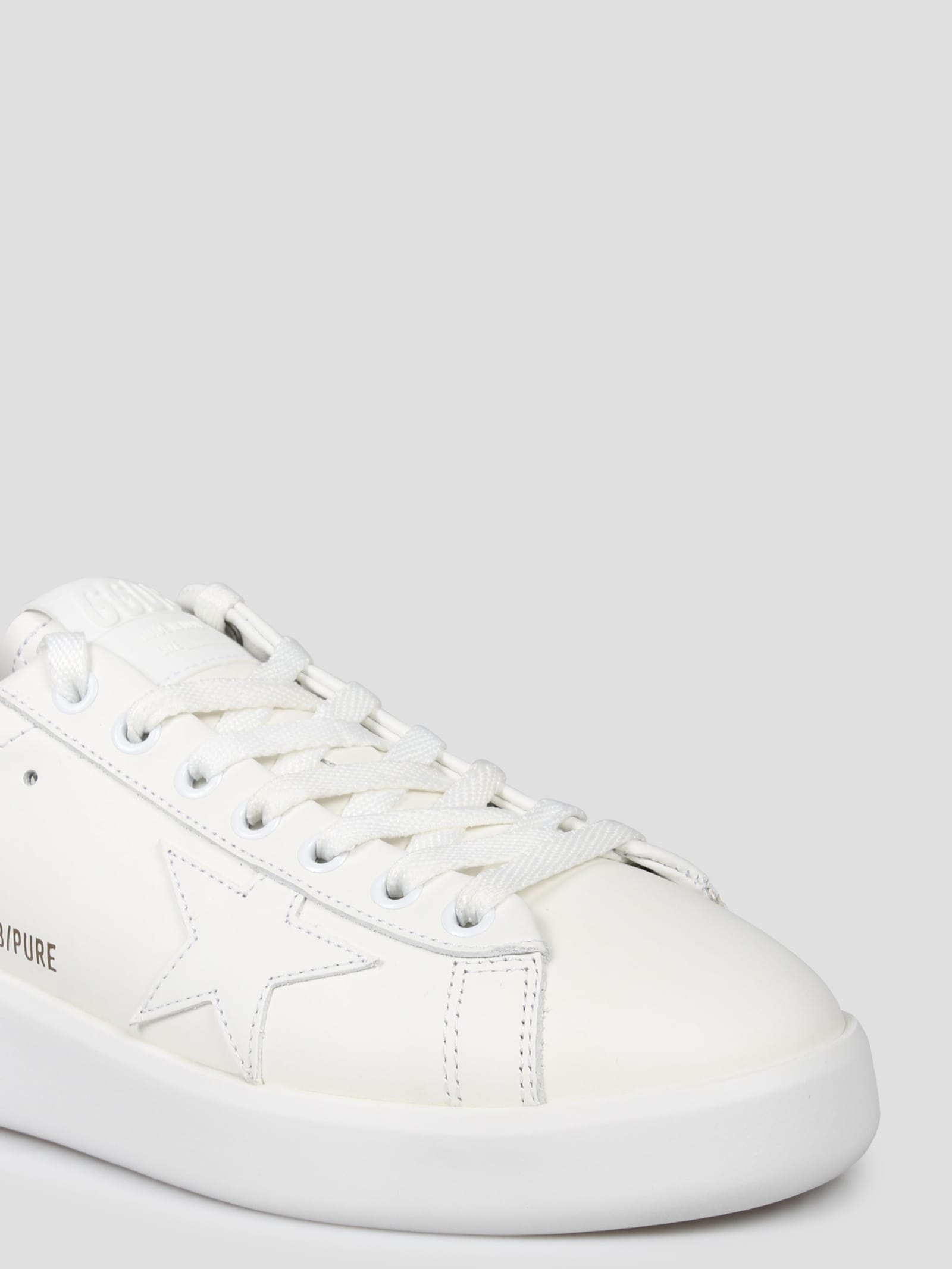 Shop Golden Goose Pure Star Sneakers In White