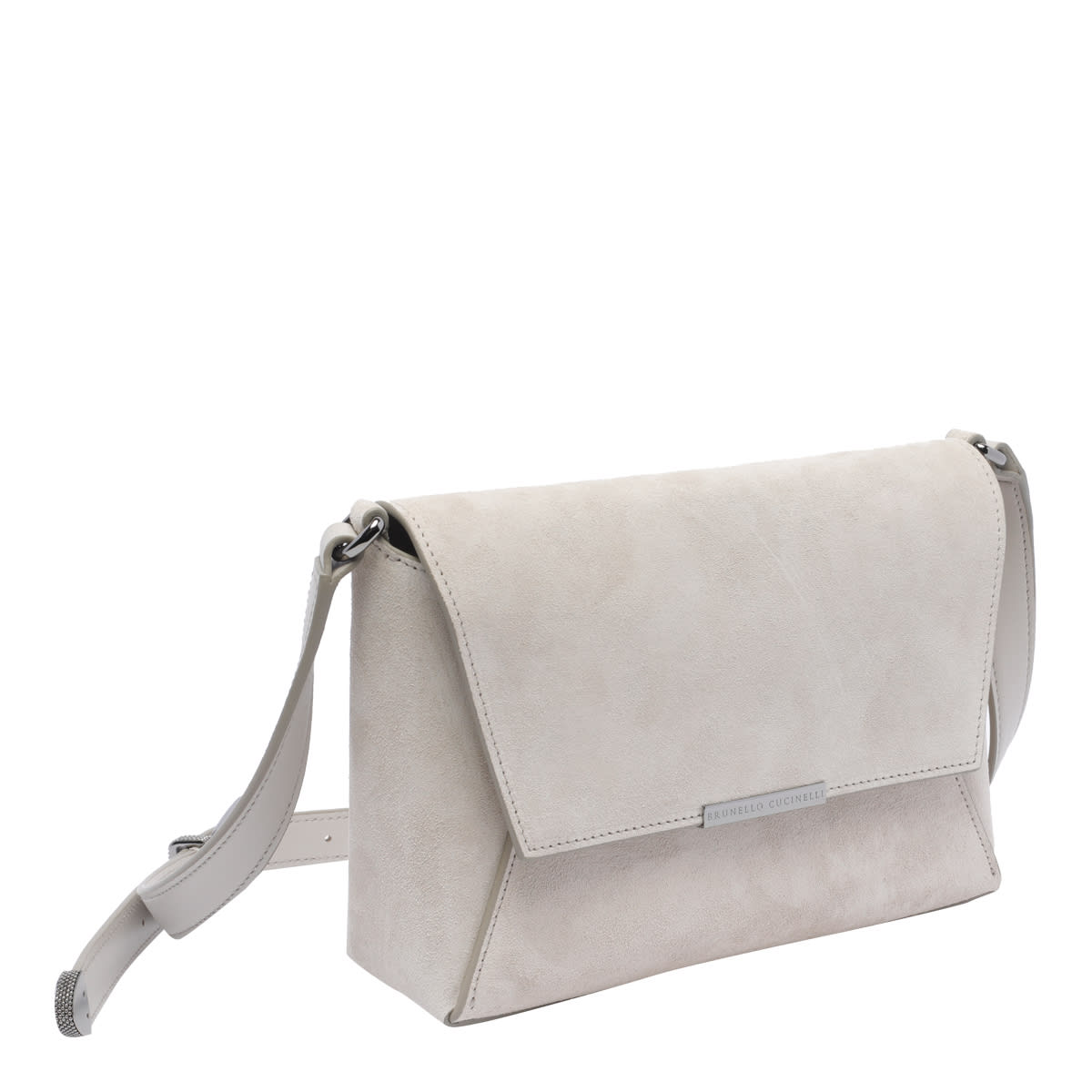 Shop Brunello Cucinelli Messenger Bc Duo Bag In White