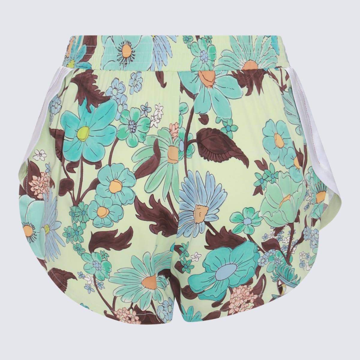 Shop Stella Mccartney Multicolor Short In Multicolor Mint