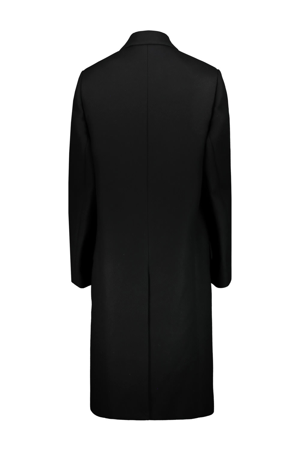 Shop Wardrobe.nyc Hailey Bieber Coat In Blk Black