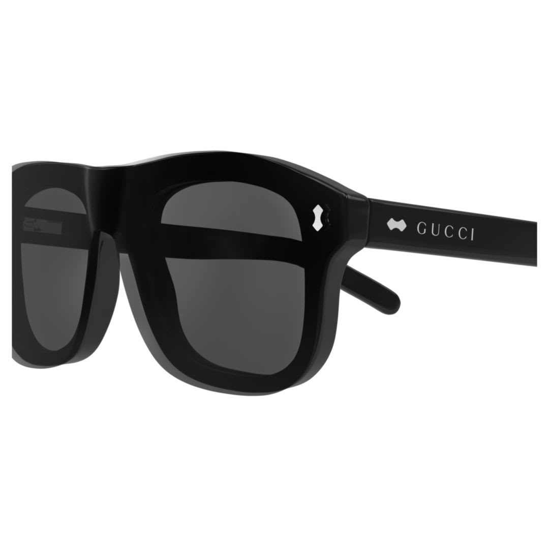 Shop Gucci Gg1712s-001 Black-black-transparent