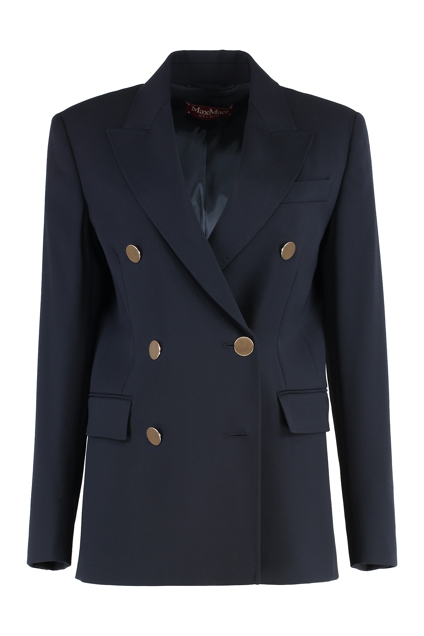 Edicola Double-breasted Wool Blazer
