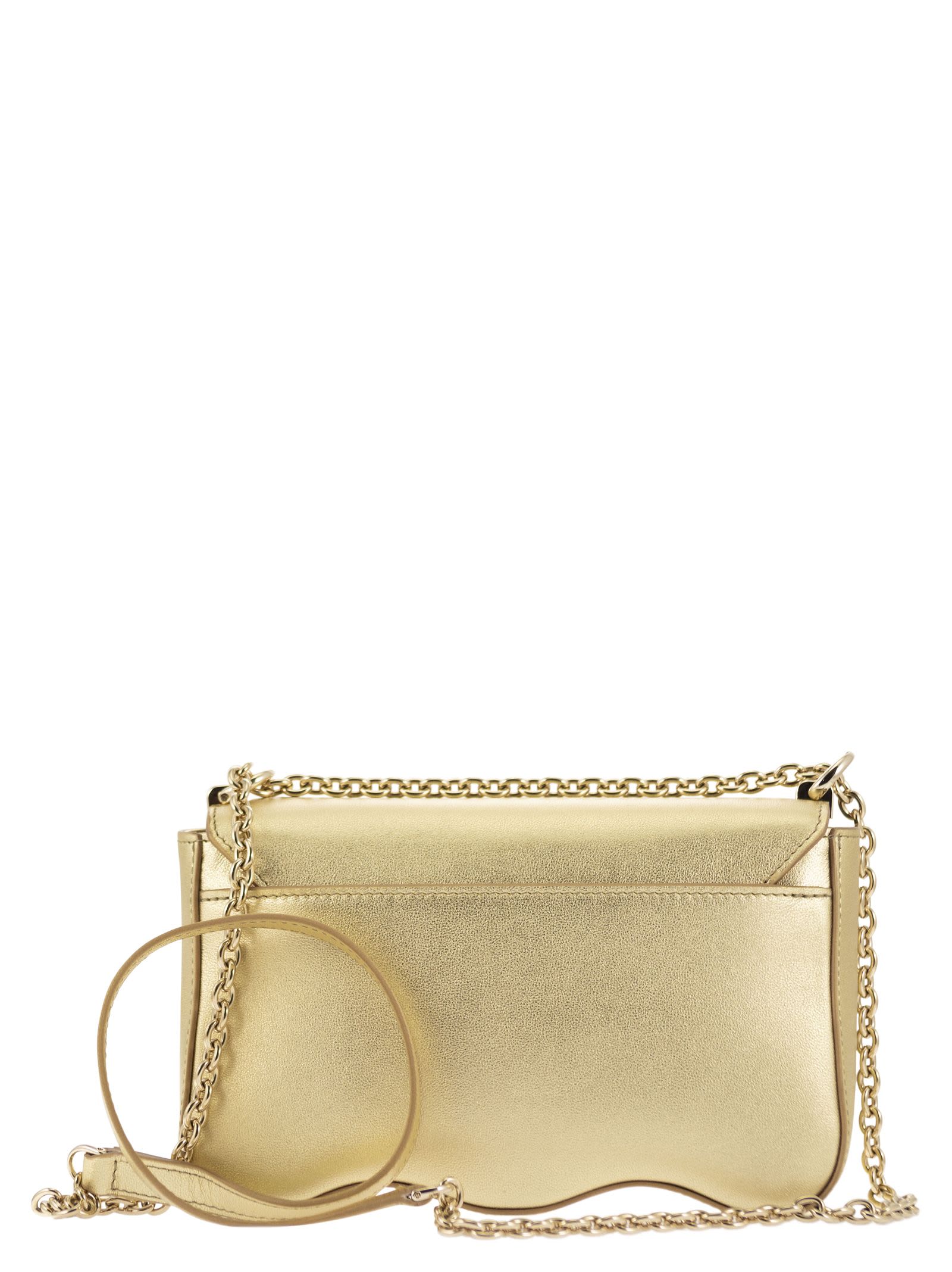 Shop Furla 1927 - Mini Wave Cross-body Bag In Gold