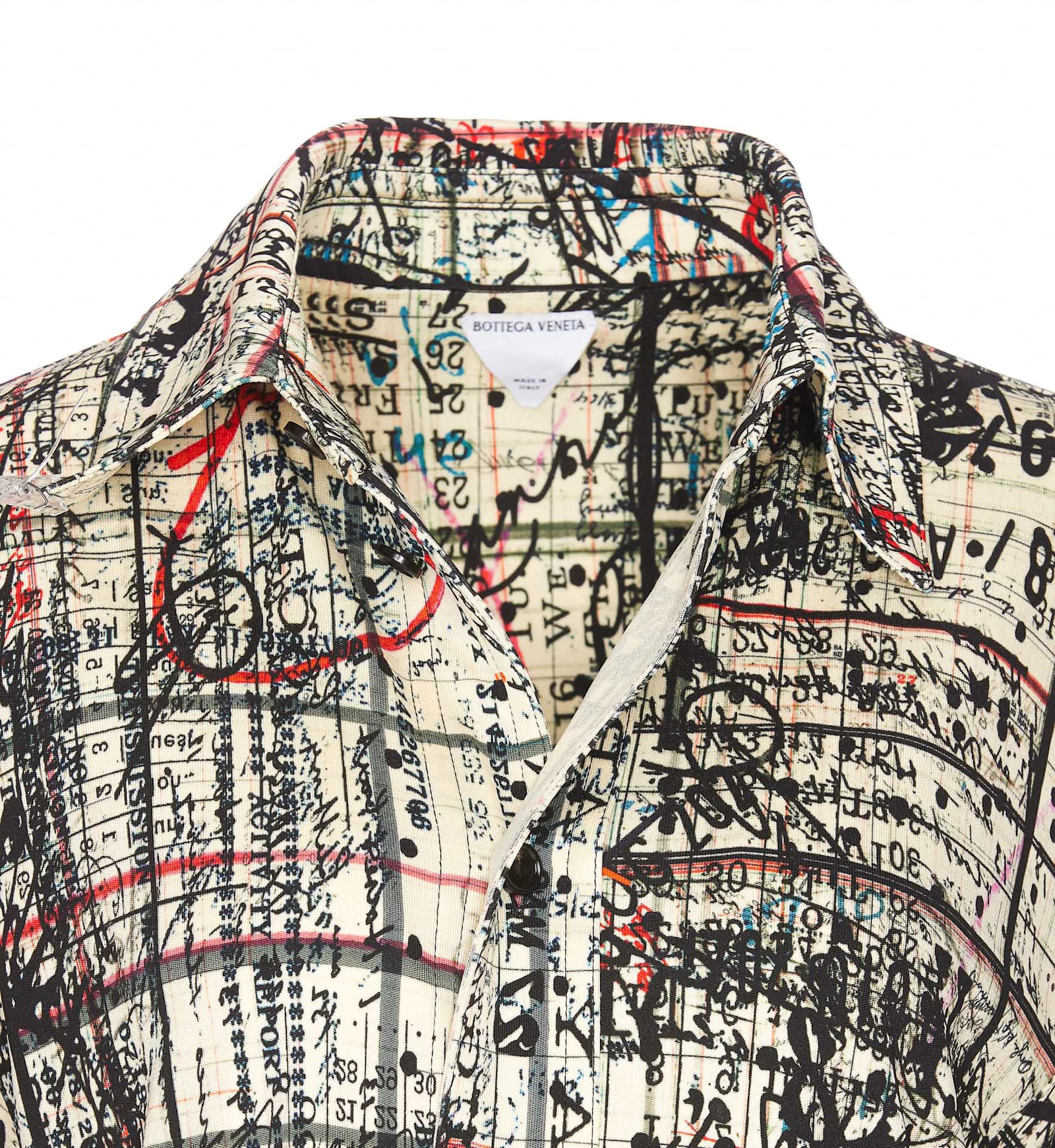 Shop Bottega Veneta Memory Print Shirt In Multicolour